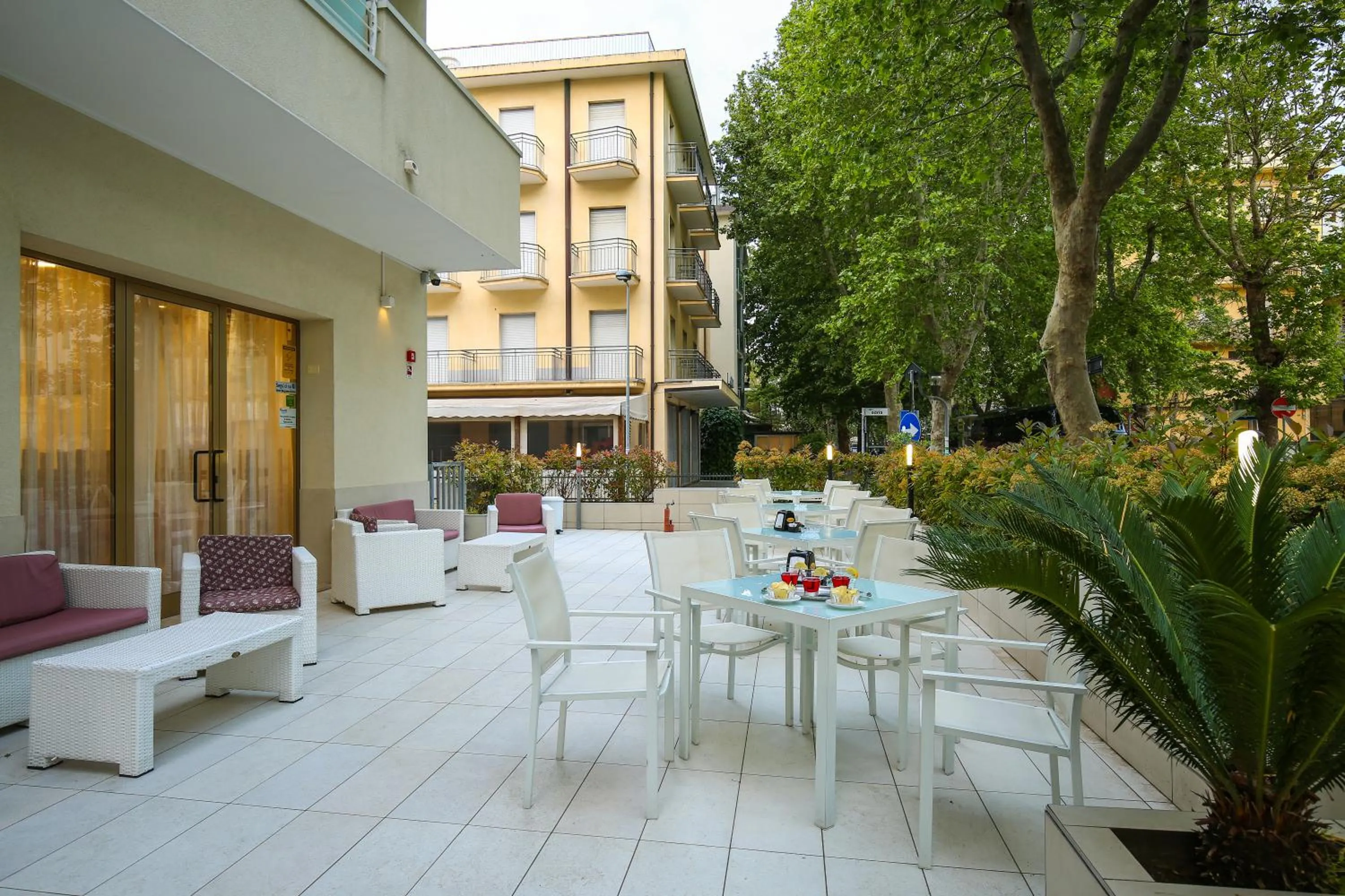 Balcony/Terrace in Hotel Bergamo