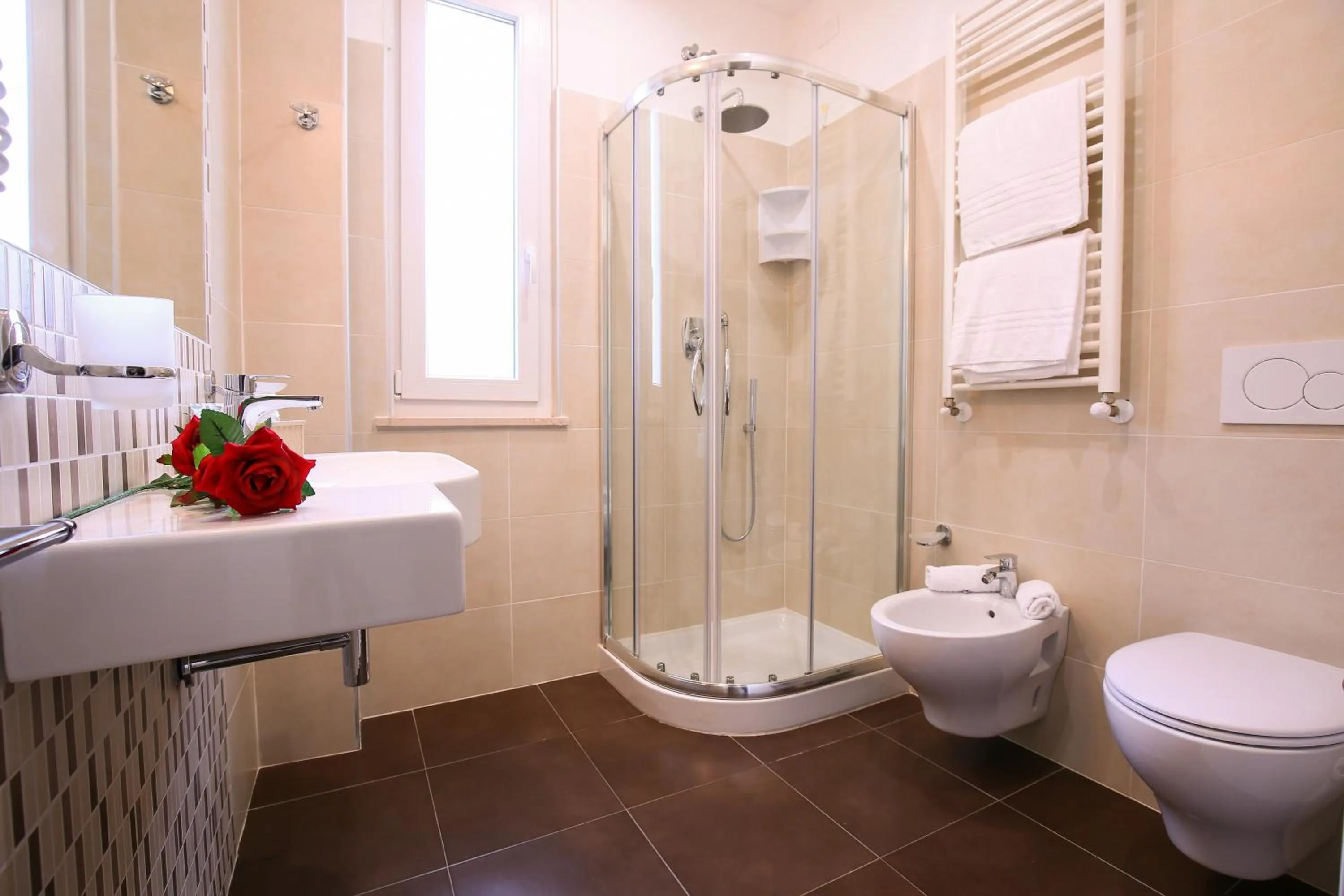 Bathroom in Hotel Bergamo