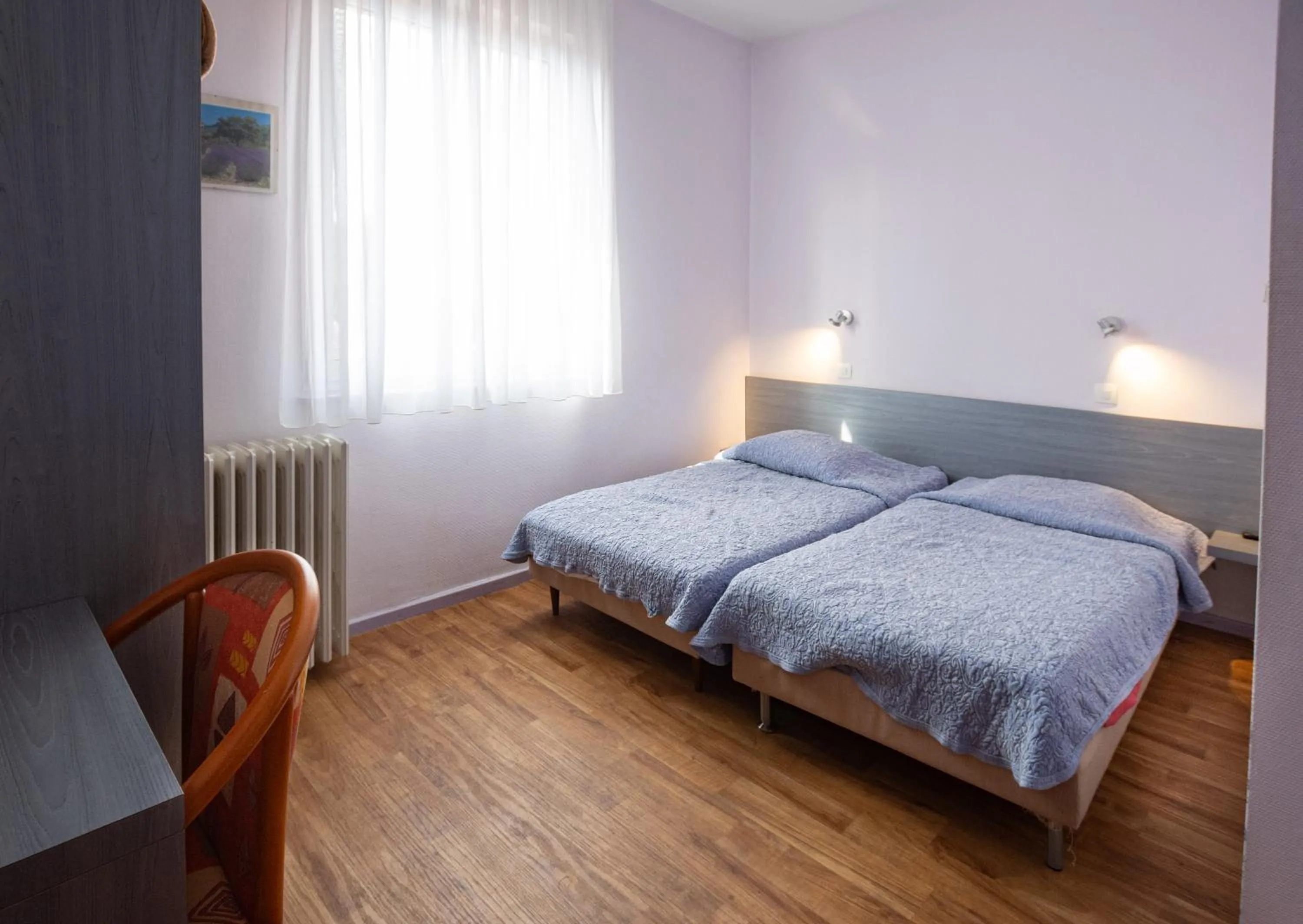 Bed in Hôtel du Ladhof