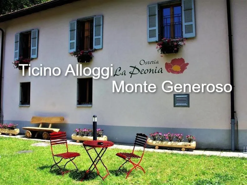 Property building in MOUNTAIN HOTEL Osteria di MONTAGNA La Peonia Monte Generoso