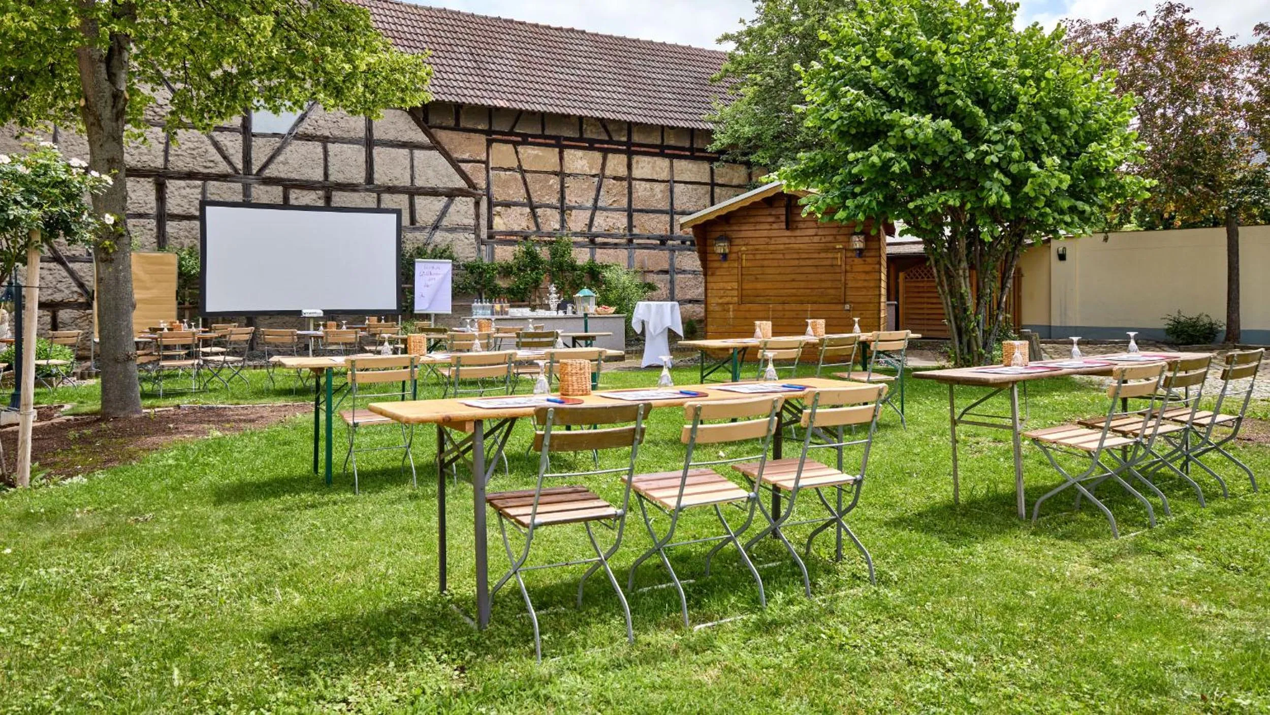 Garden in Hotel Linderhof