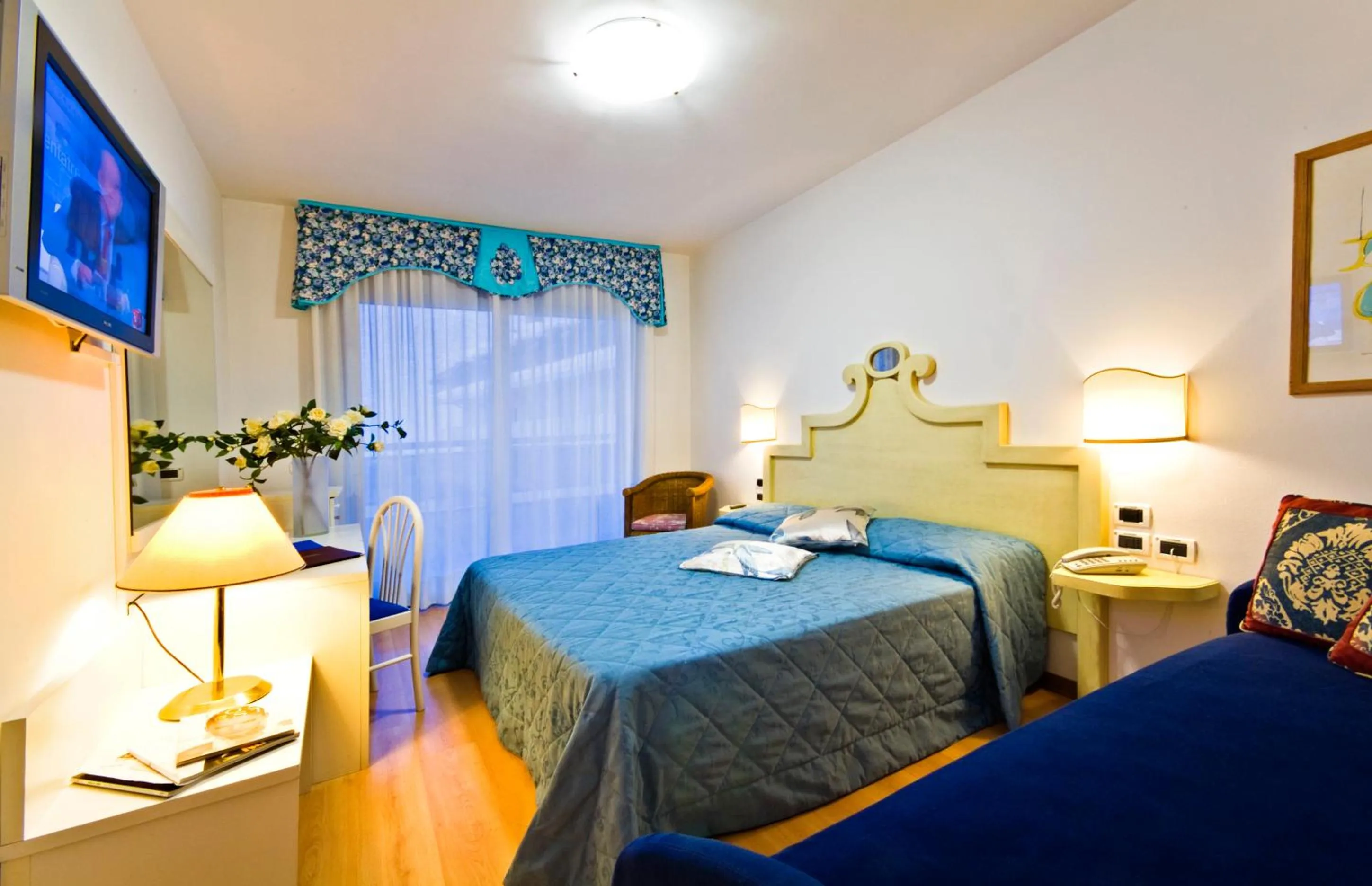 Decorative detail, Bed in Hotel Panoramic