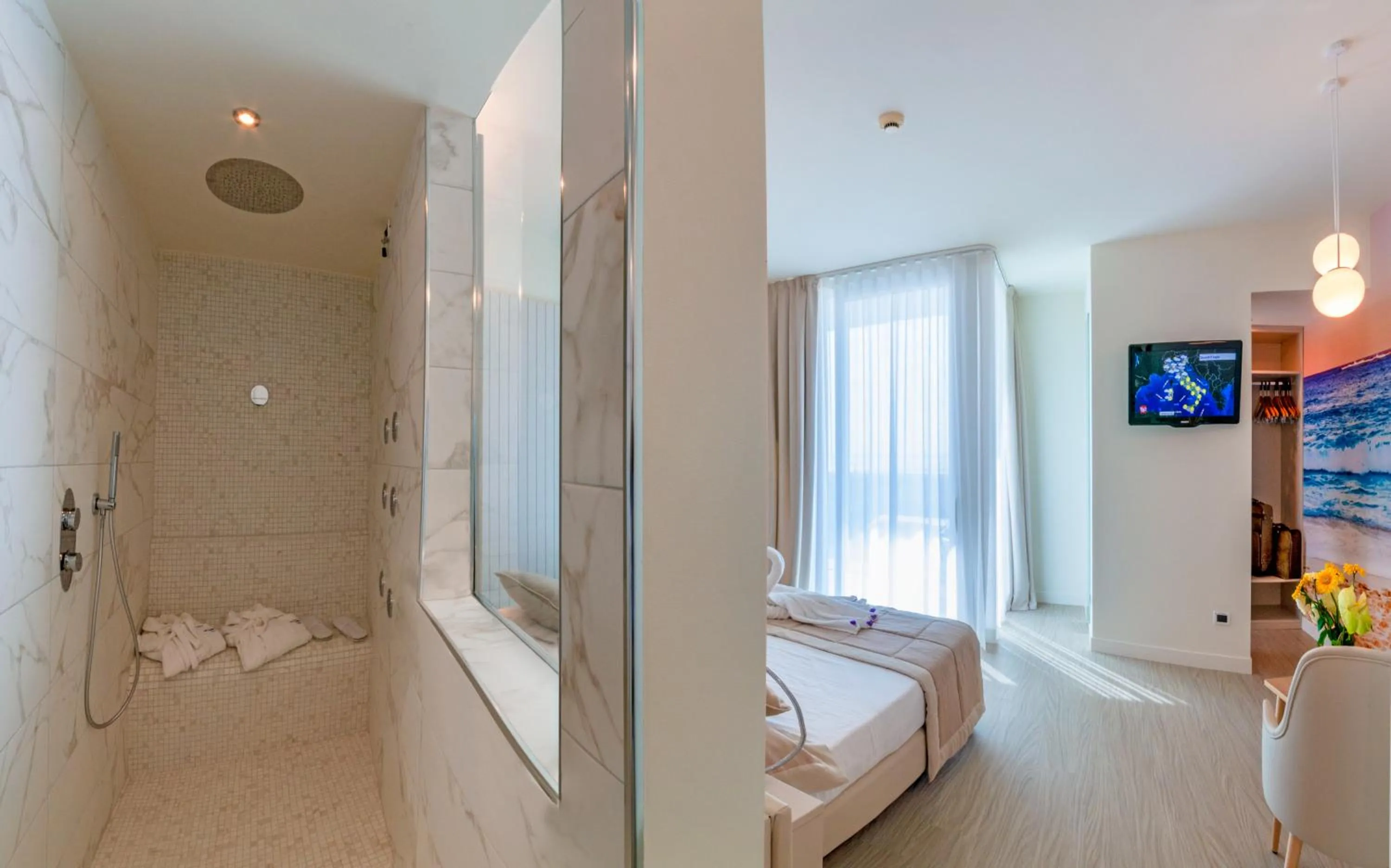 Bed in Hotel Panoramic