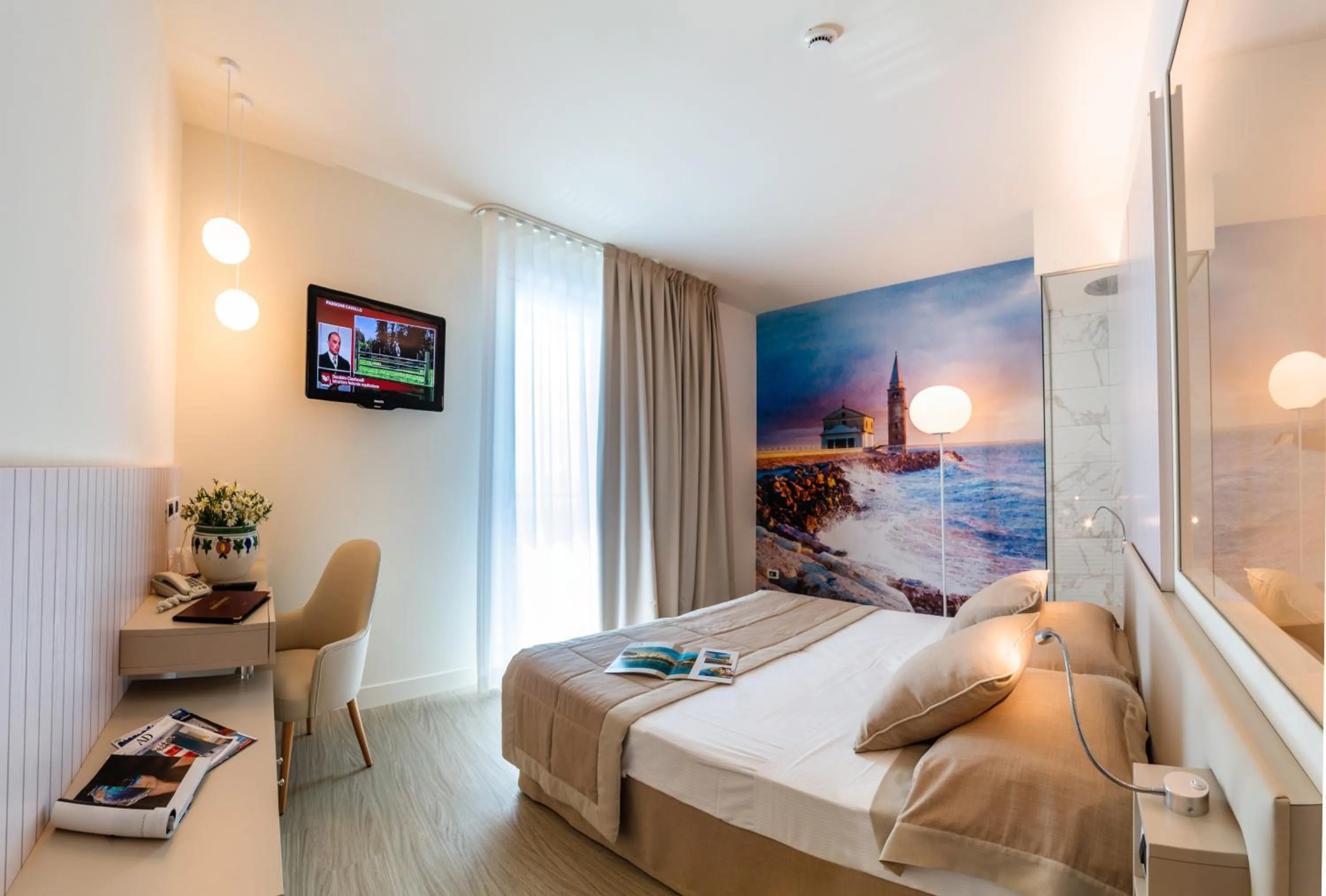 Bed in Hotel Panoramic