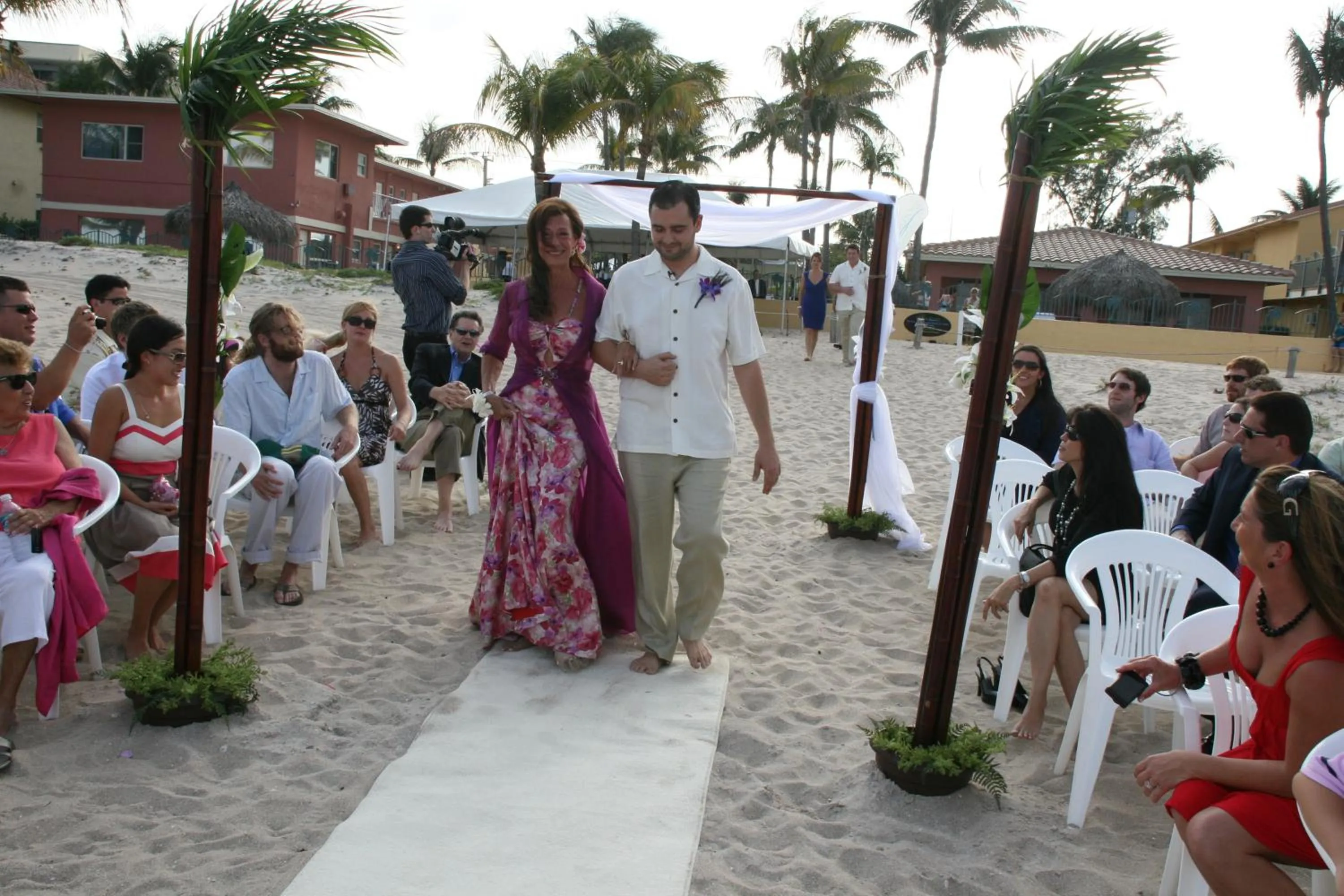 Beach in Ebb Tide Resort