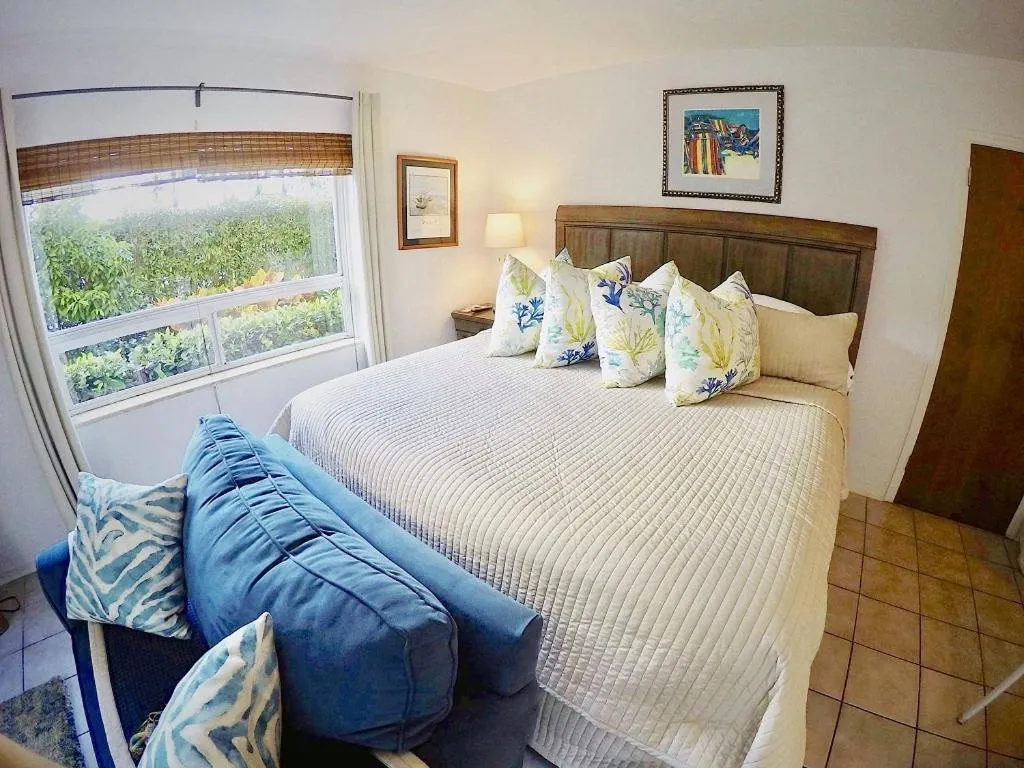 Bed in Ebb Tide Resort