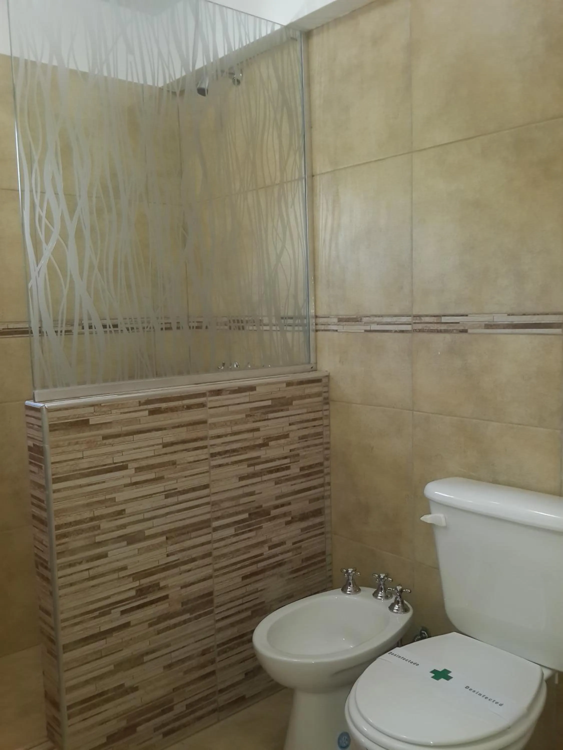 Shower in Hotel Mirador de las Sierras