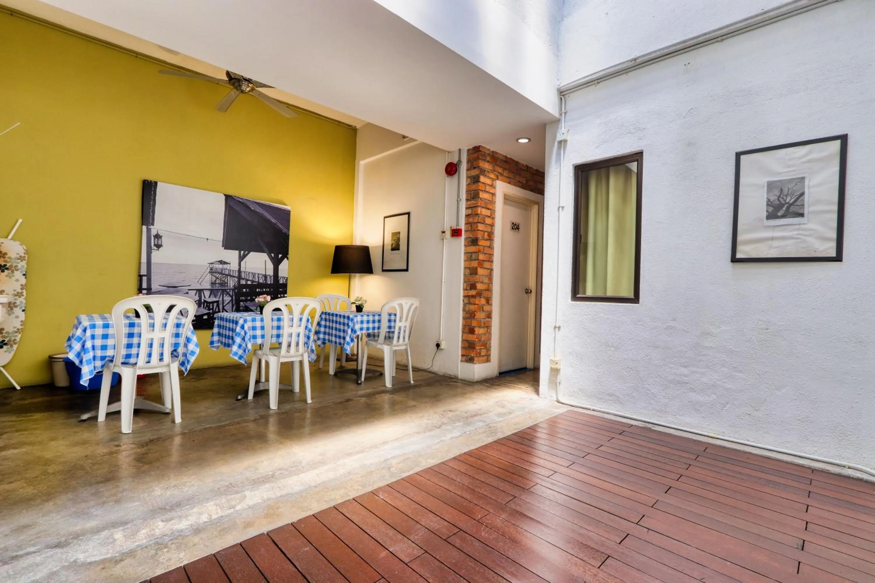 Dining area in Bata Merah Boutique Hotel
