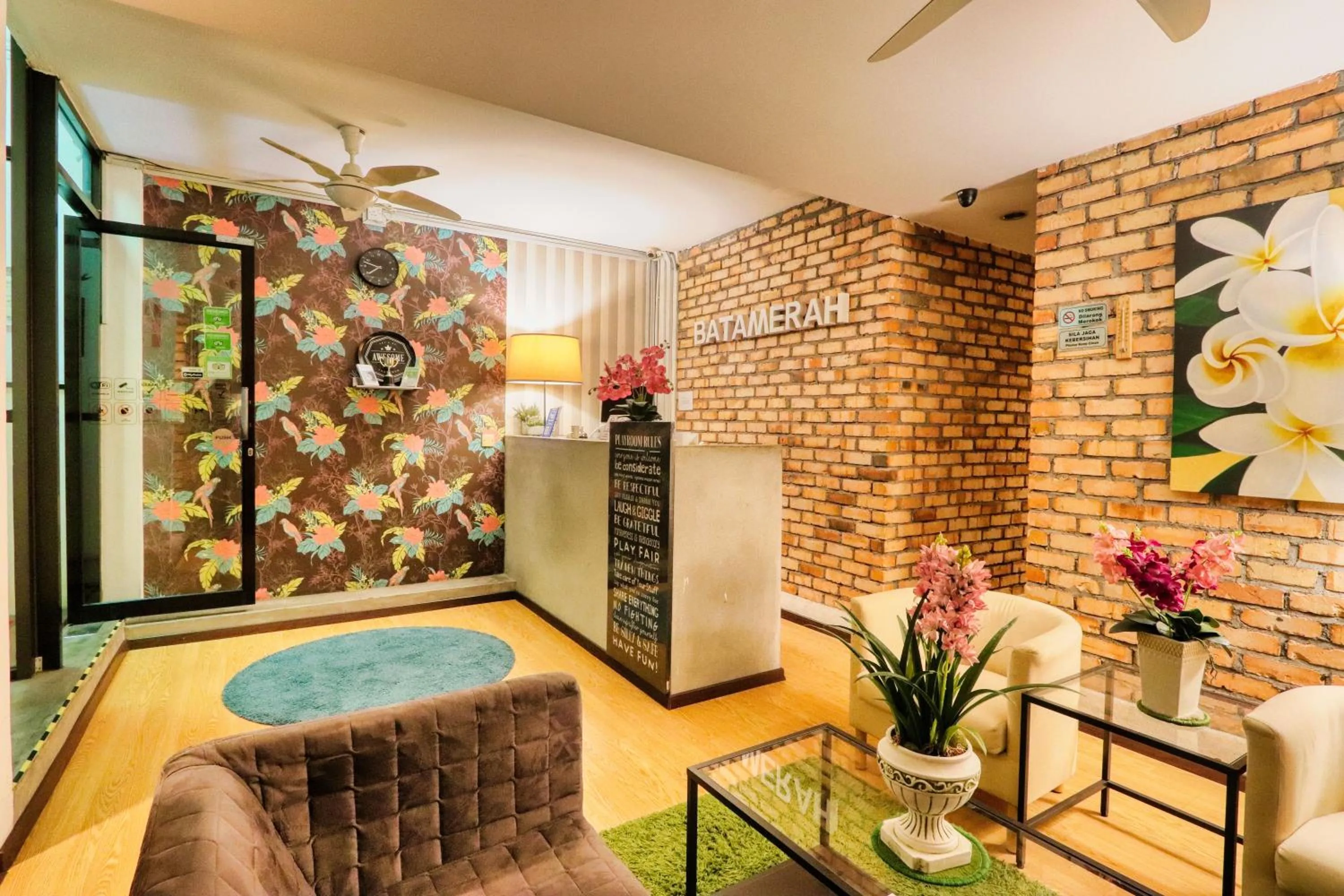 Lobby or reception in Bata Merah Boutique Hotel