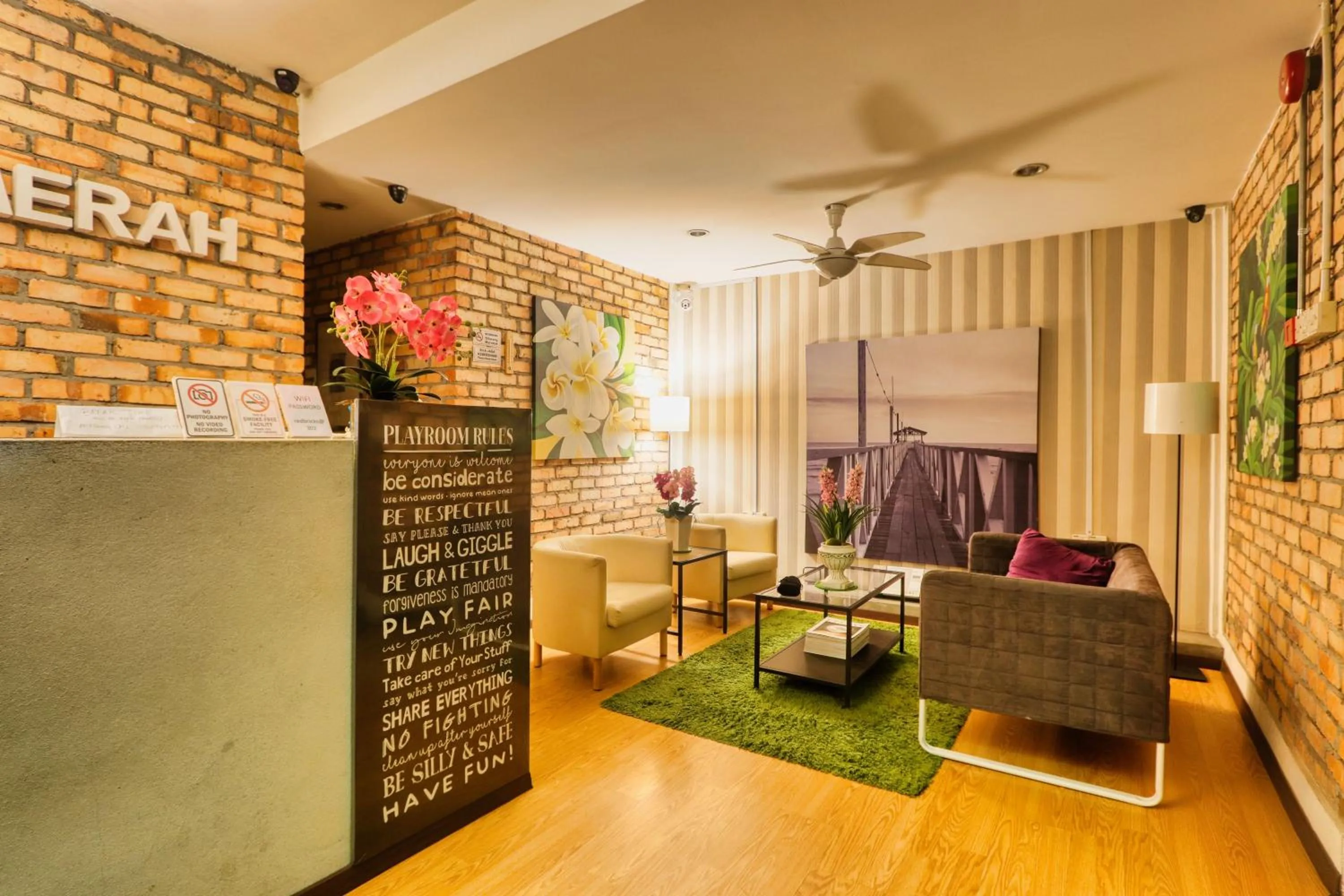 Lobby or reception in Bata Merah Boutique Hotel