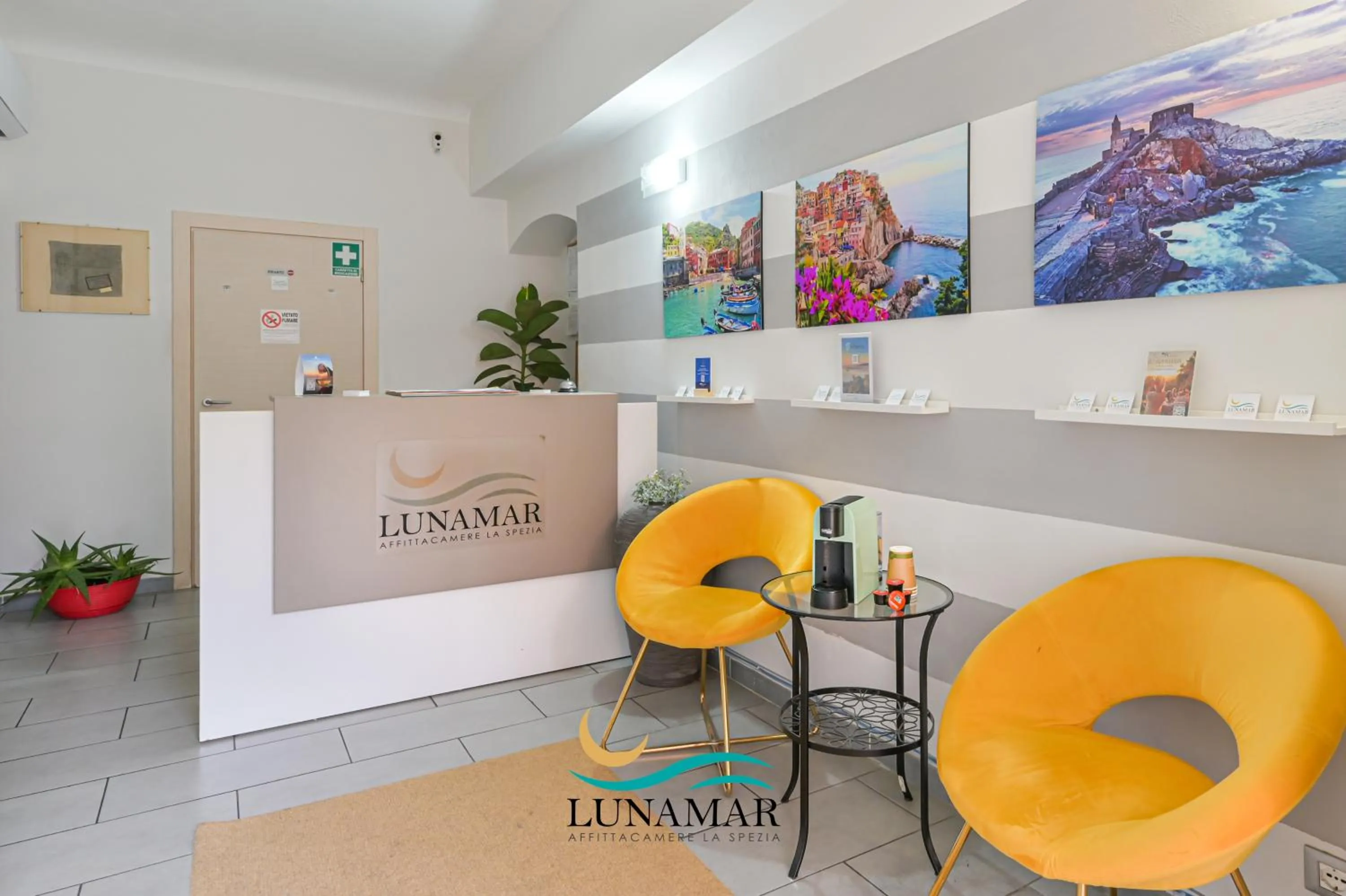 Lobby or reception in Affittacamere Lunamar