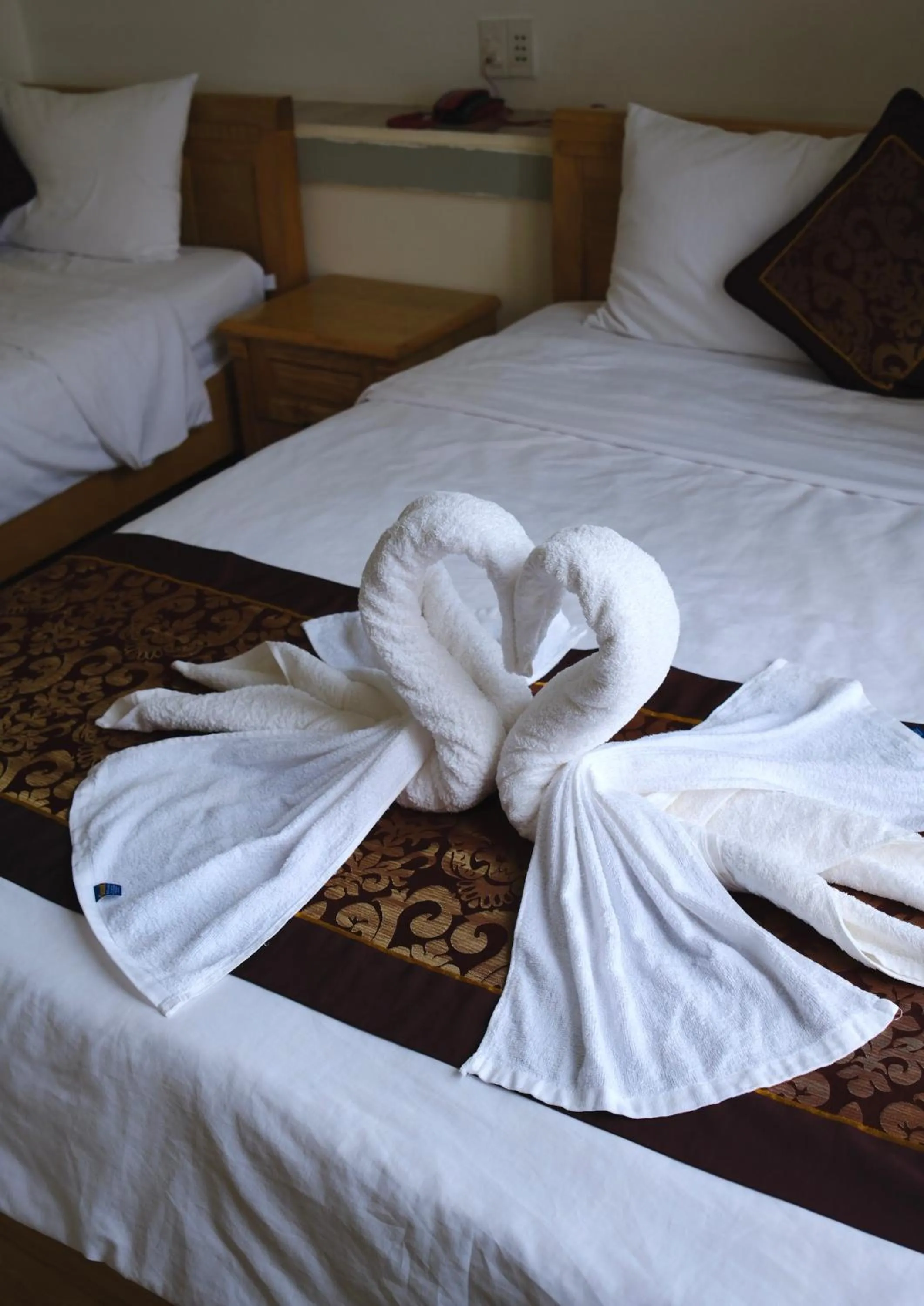 Bed in Kim Ngân Hotel Buôn Ma Thuột