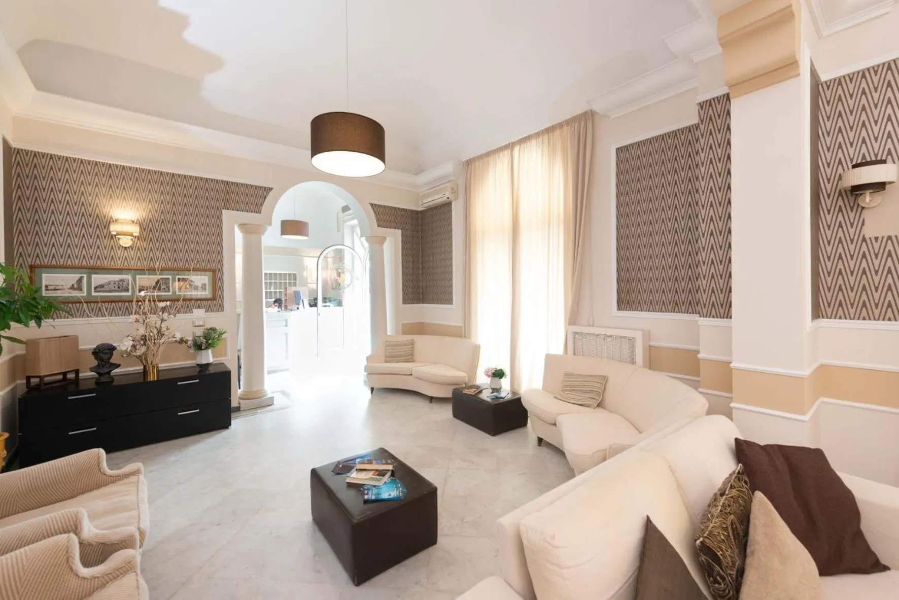 Living room in Hotel La Pace