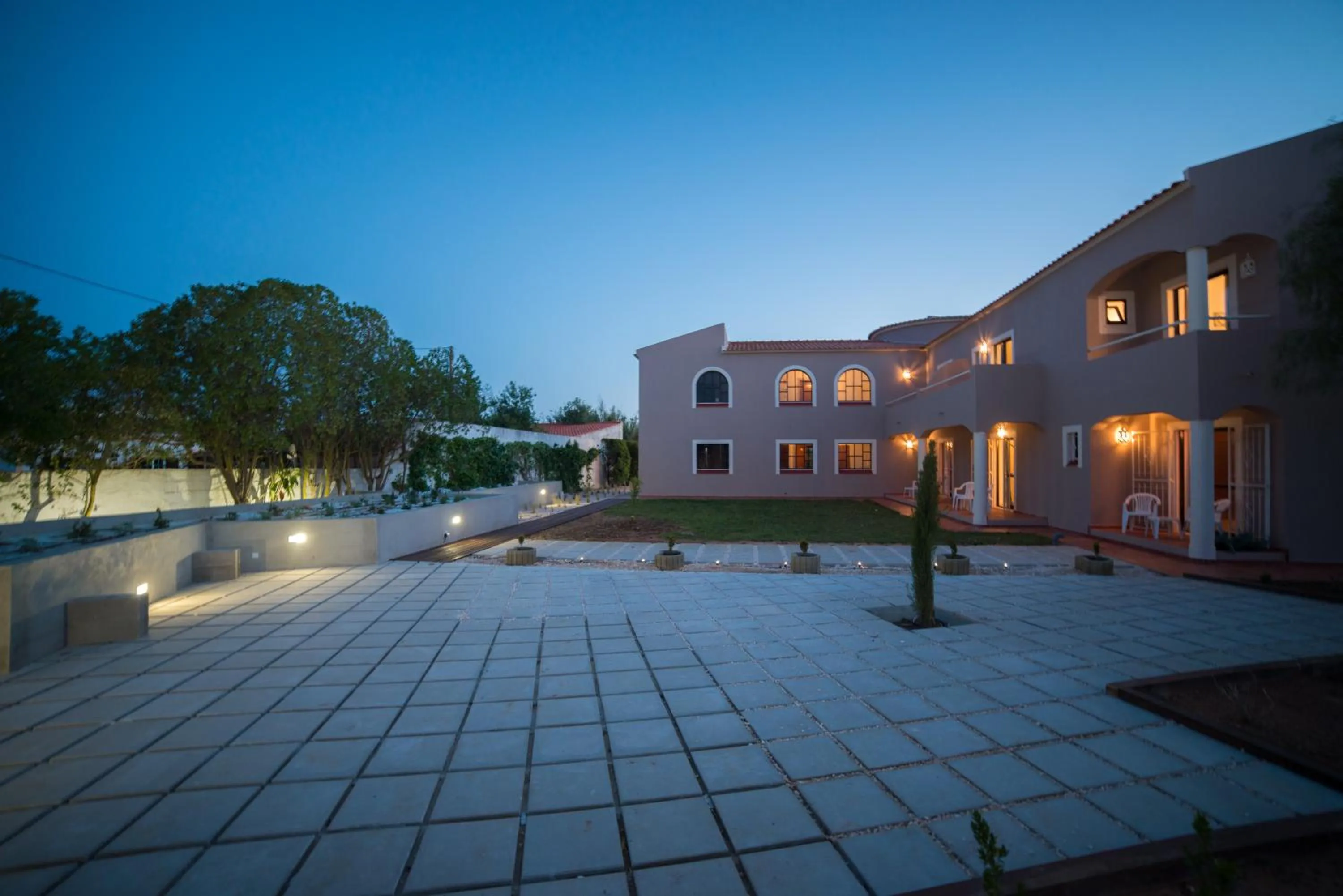 Garden view in Casa Rosa Montes