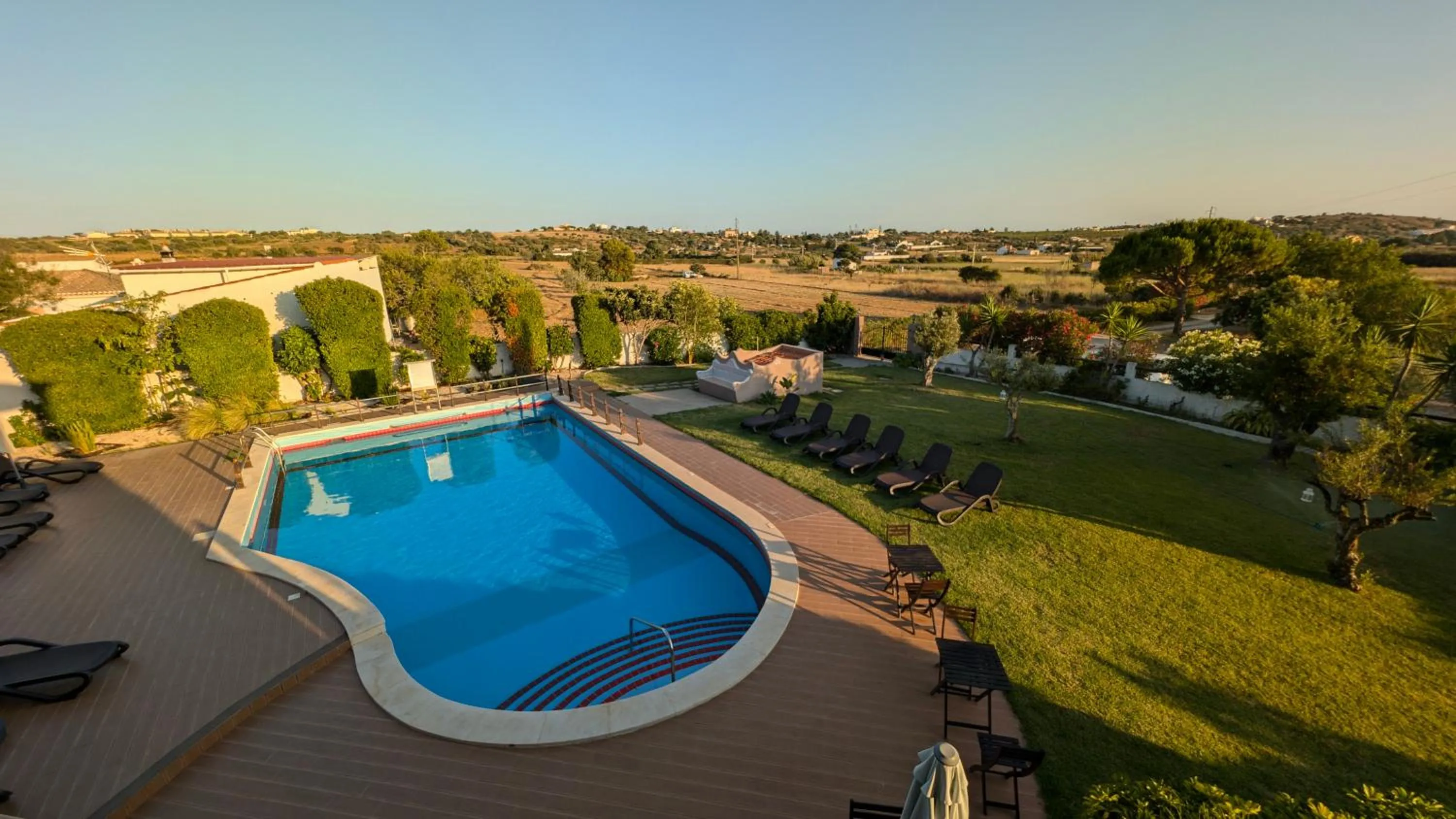 Pool view in Casa Rosa Montes