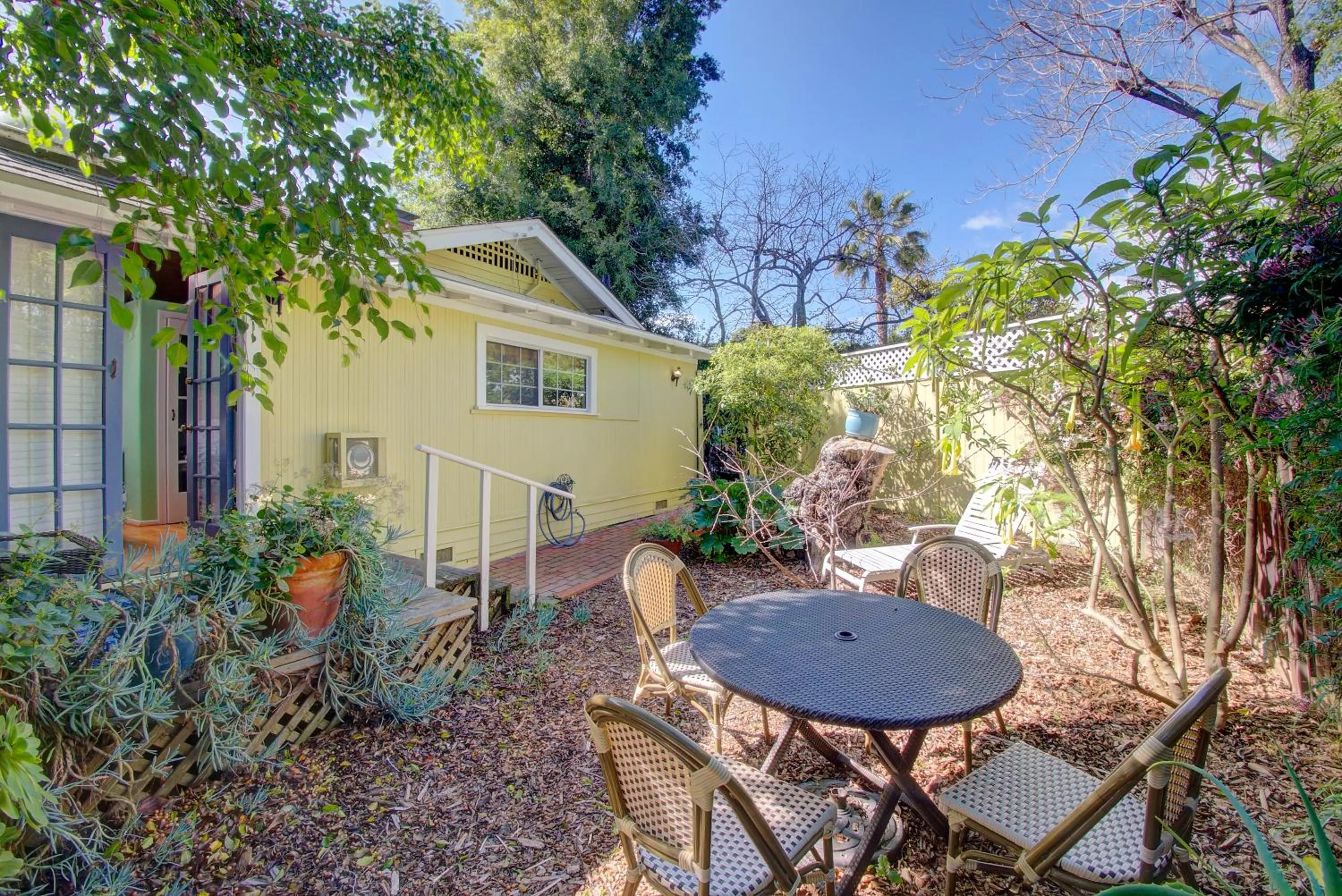 Patio in Secret Garden Inn & Cottages