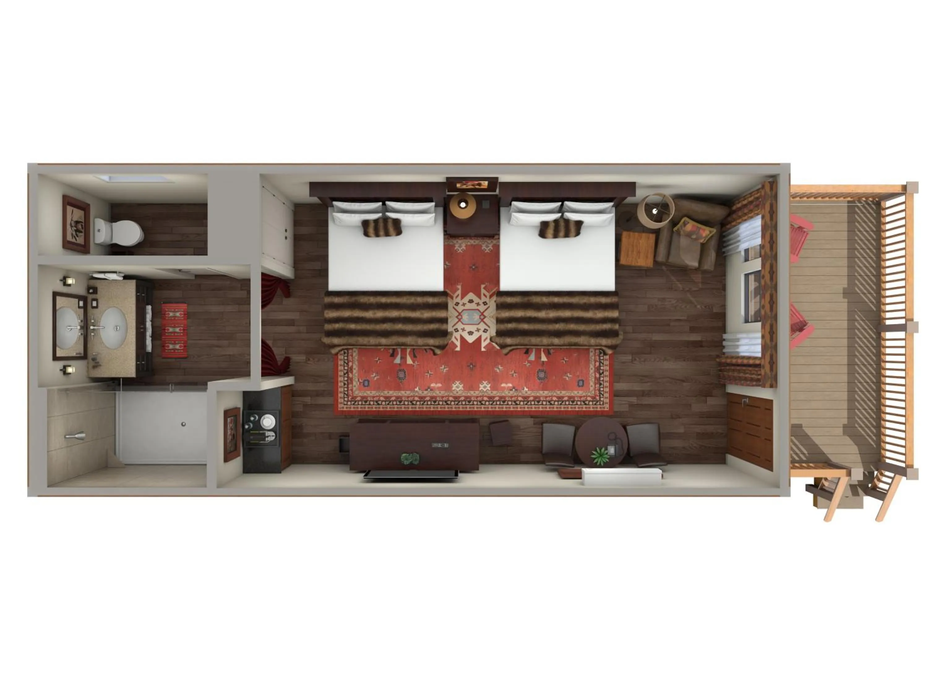 Floor plan in Capitol Reef Resort