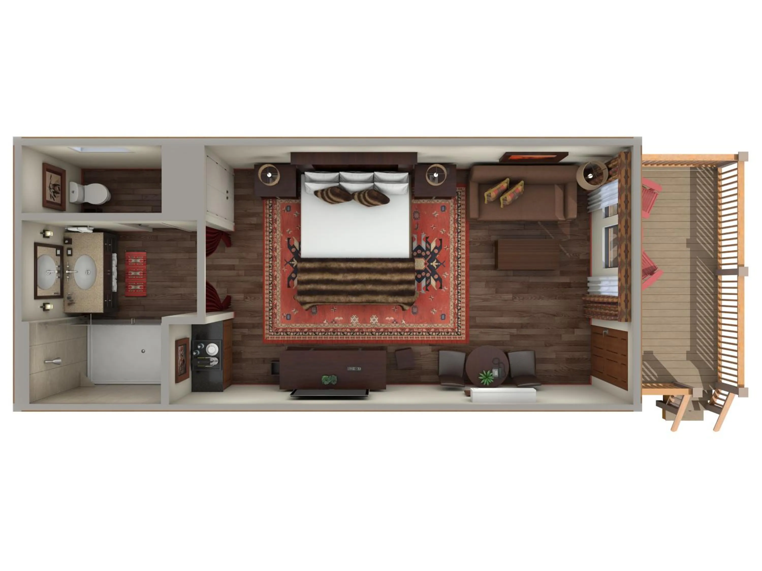 Floor plan in Capitol Reef Resort
