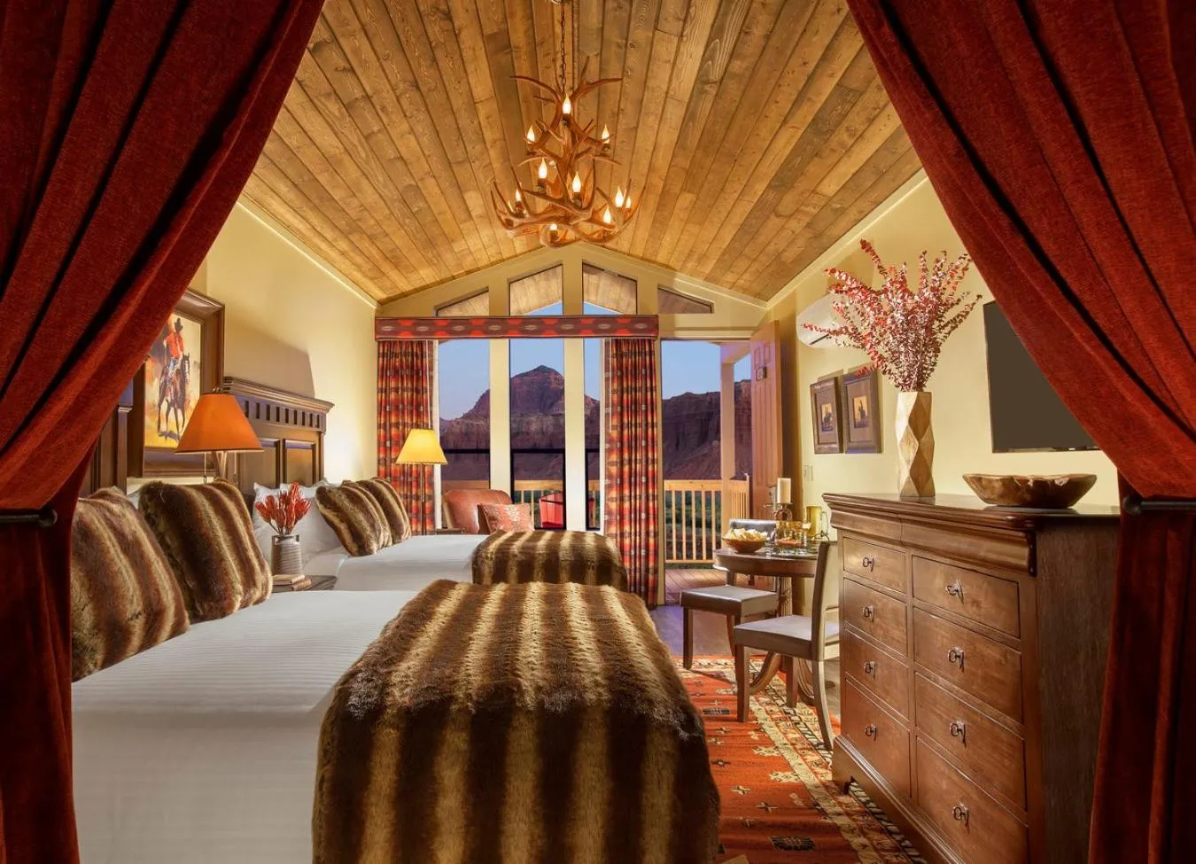 Bed in Capitol Reef Resort
