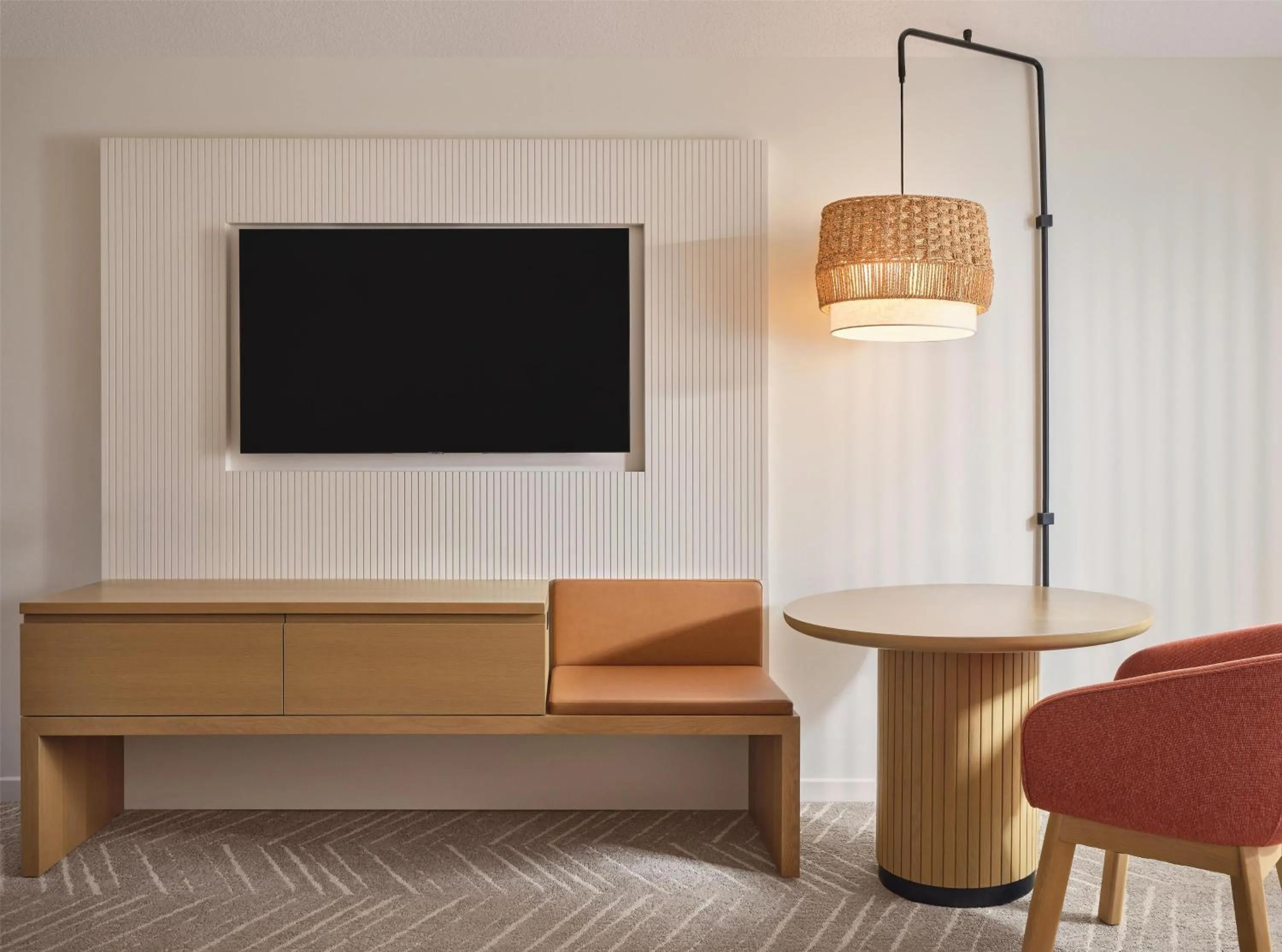 Living room in The Ambassador of Waikiki, Tapestry Collection by Hilton