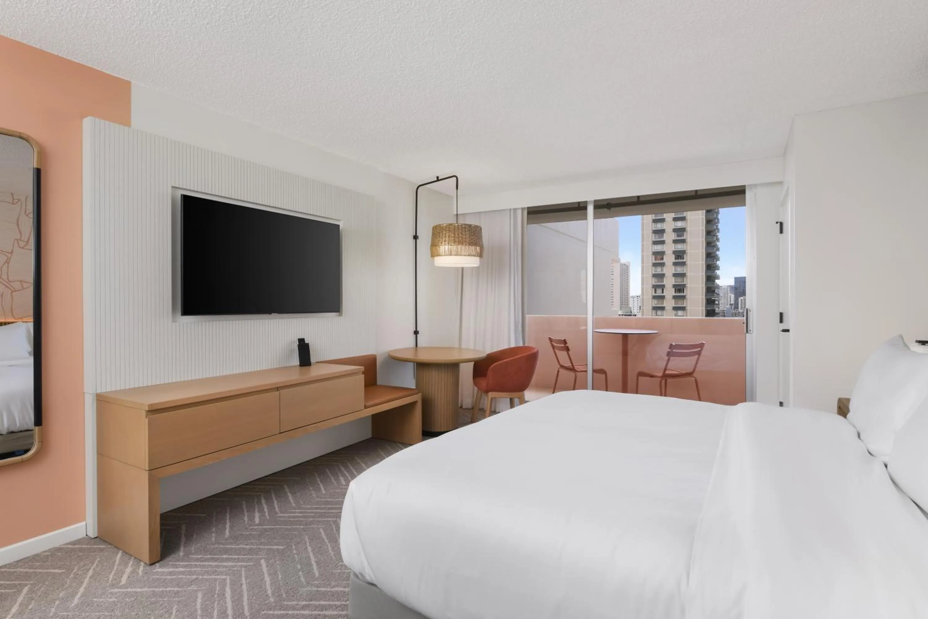 Bed in The Ambassador of Waikiki, Tapestry Collection by Hilton