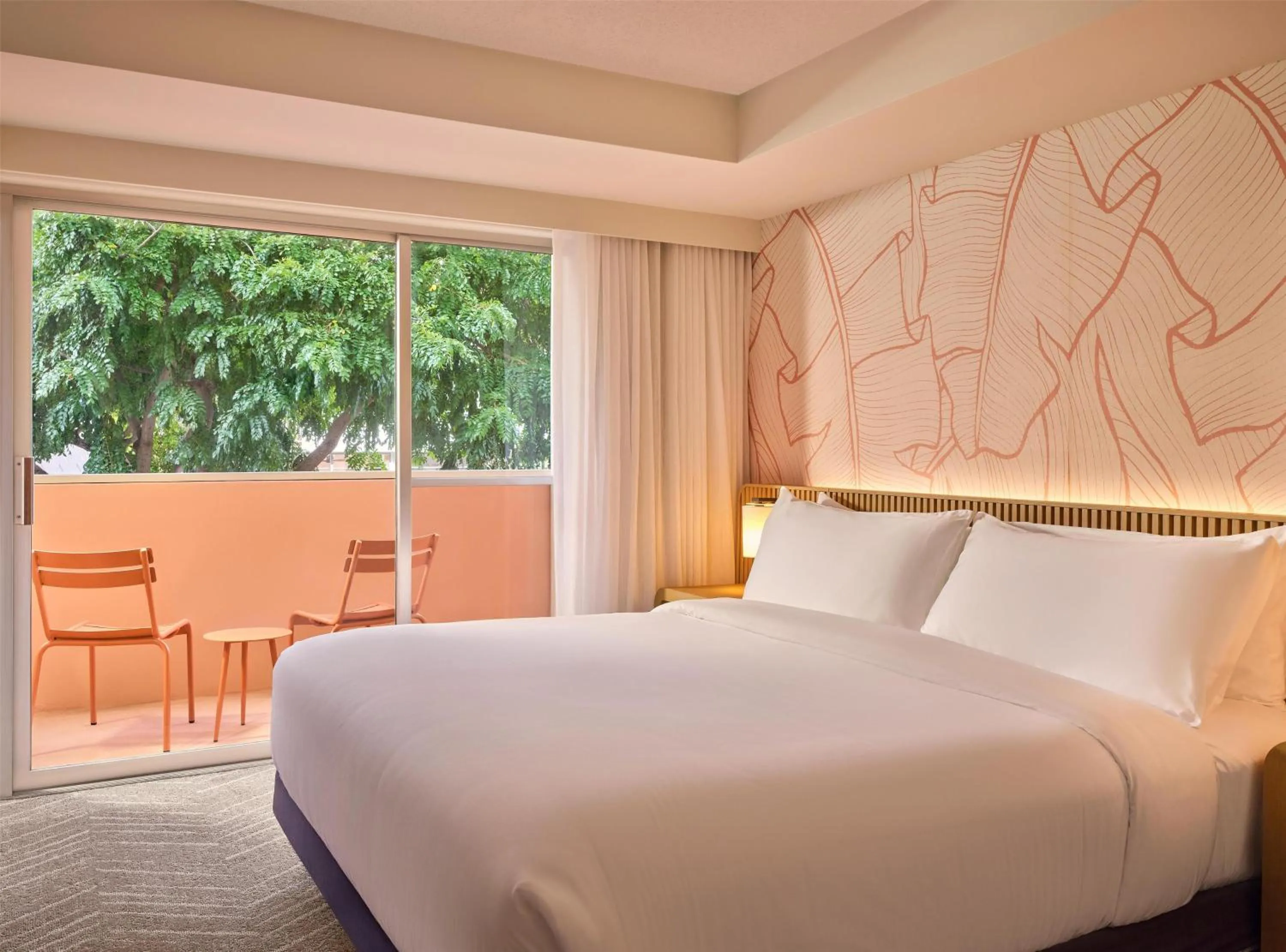 Bed in The Ambassador of Waikiki, Tapestry Collection by Hilton