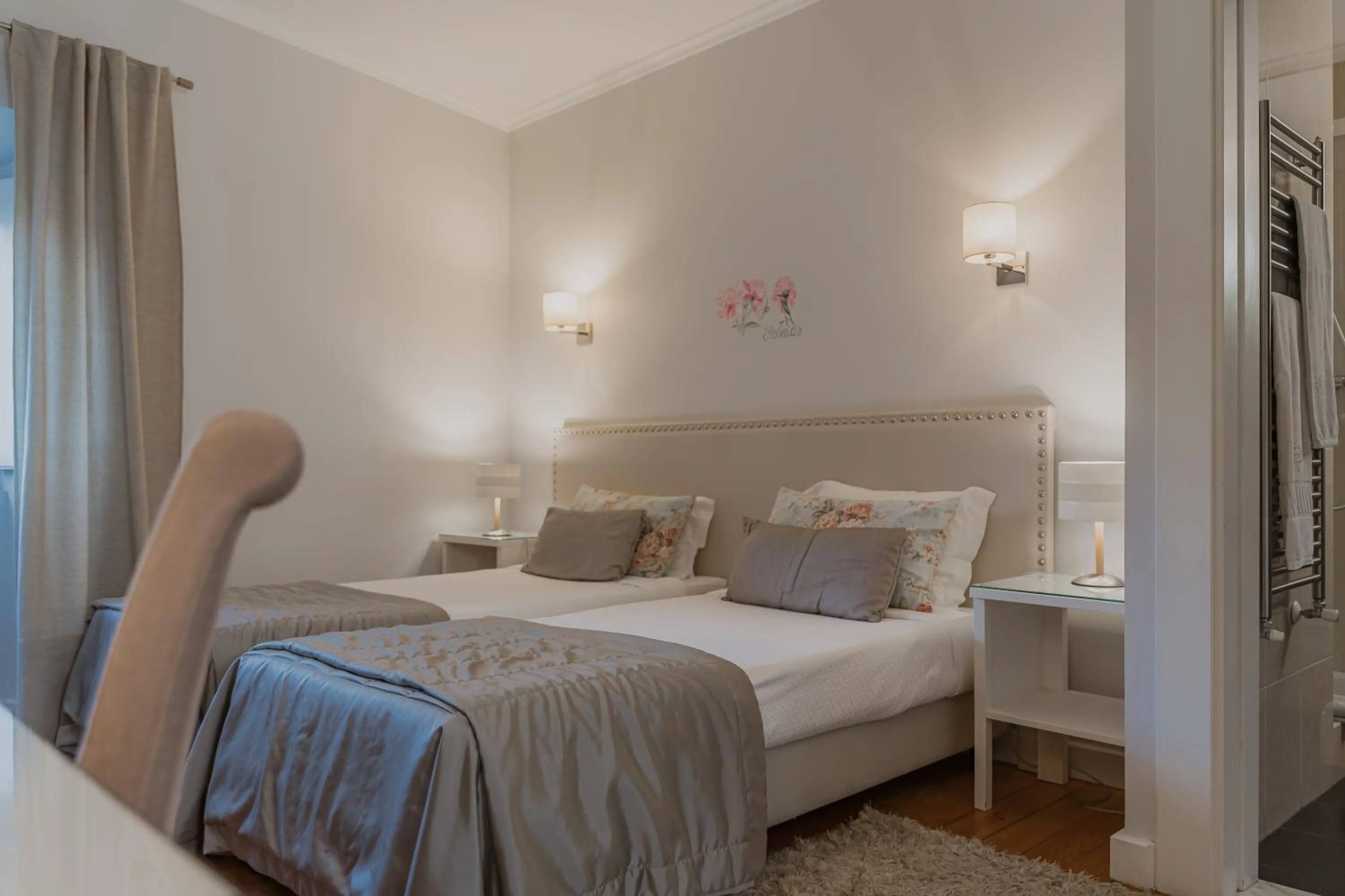 Bed in Hotel Casa da Nora