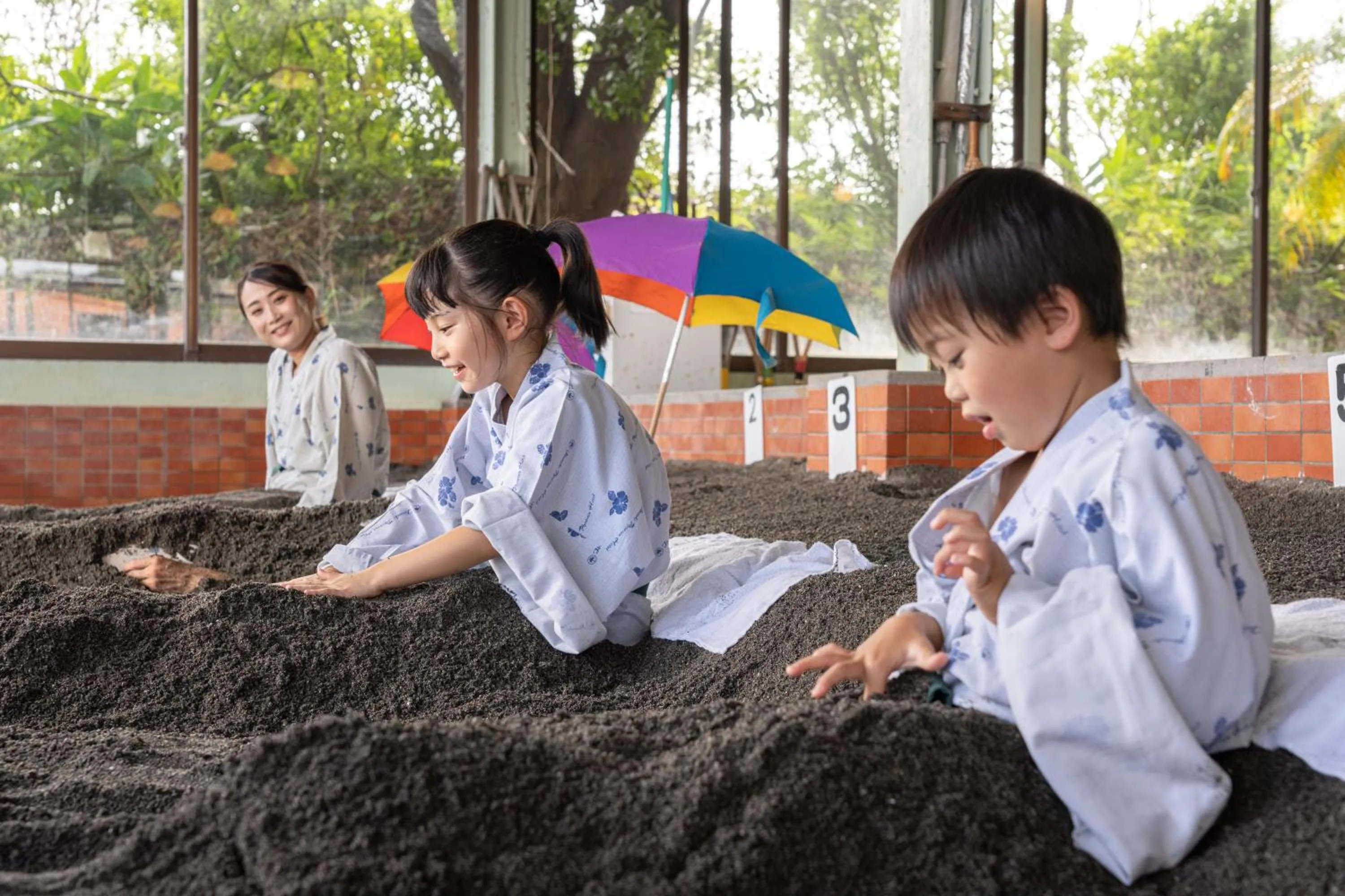 People in Ibusuki Phoenix Hotel