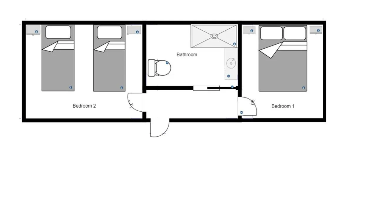 Floor plan in Troldhaugen Lodge - Adults Only