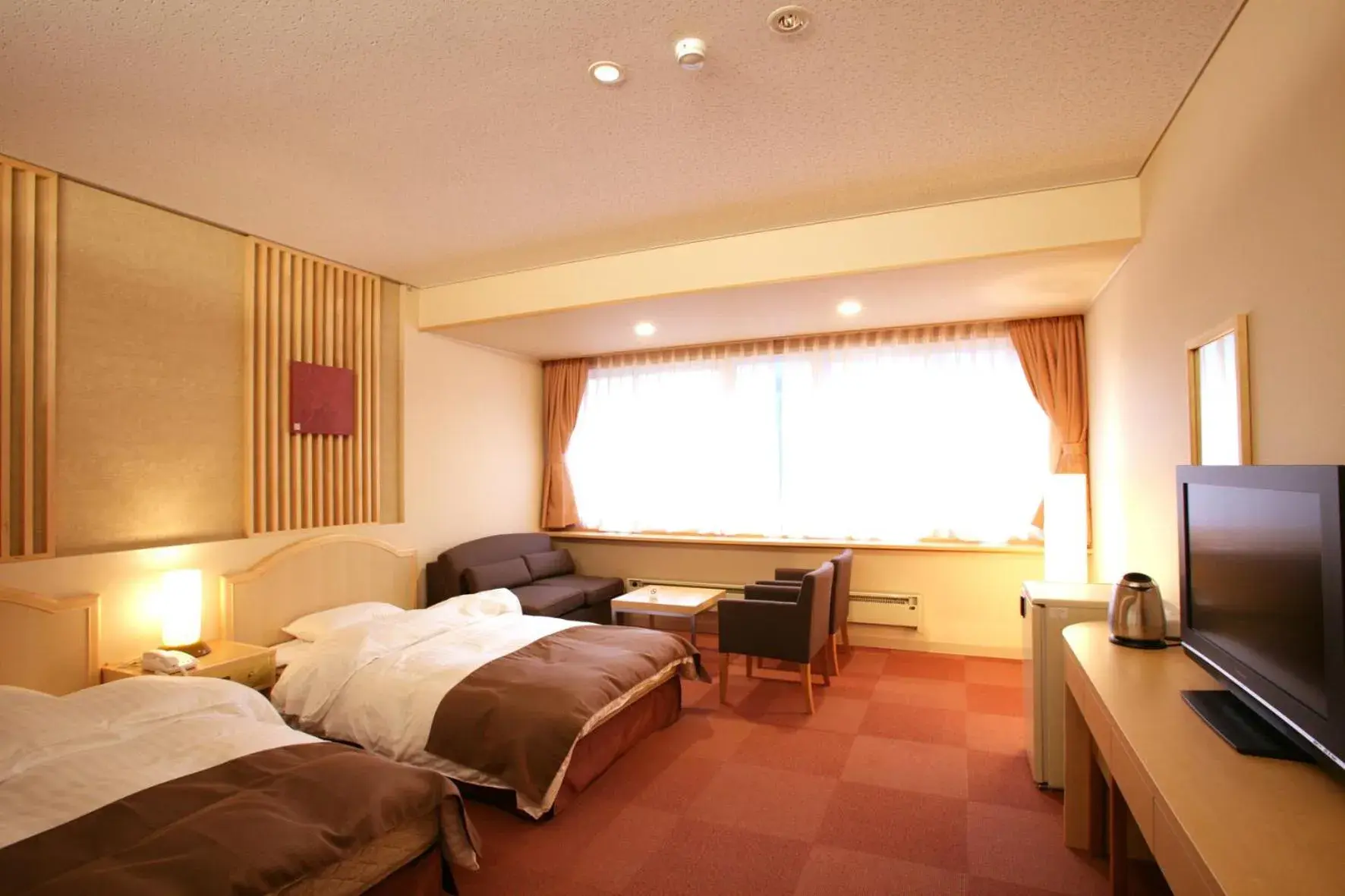 Twin Room with Private Bathroom and Extra Bed - single occupancy in Gokasanso Twin Room with Private Bathroom and Extra Bed - single occupancy in Gokasanso