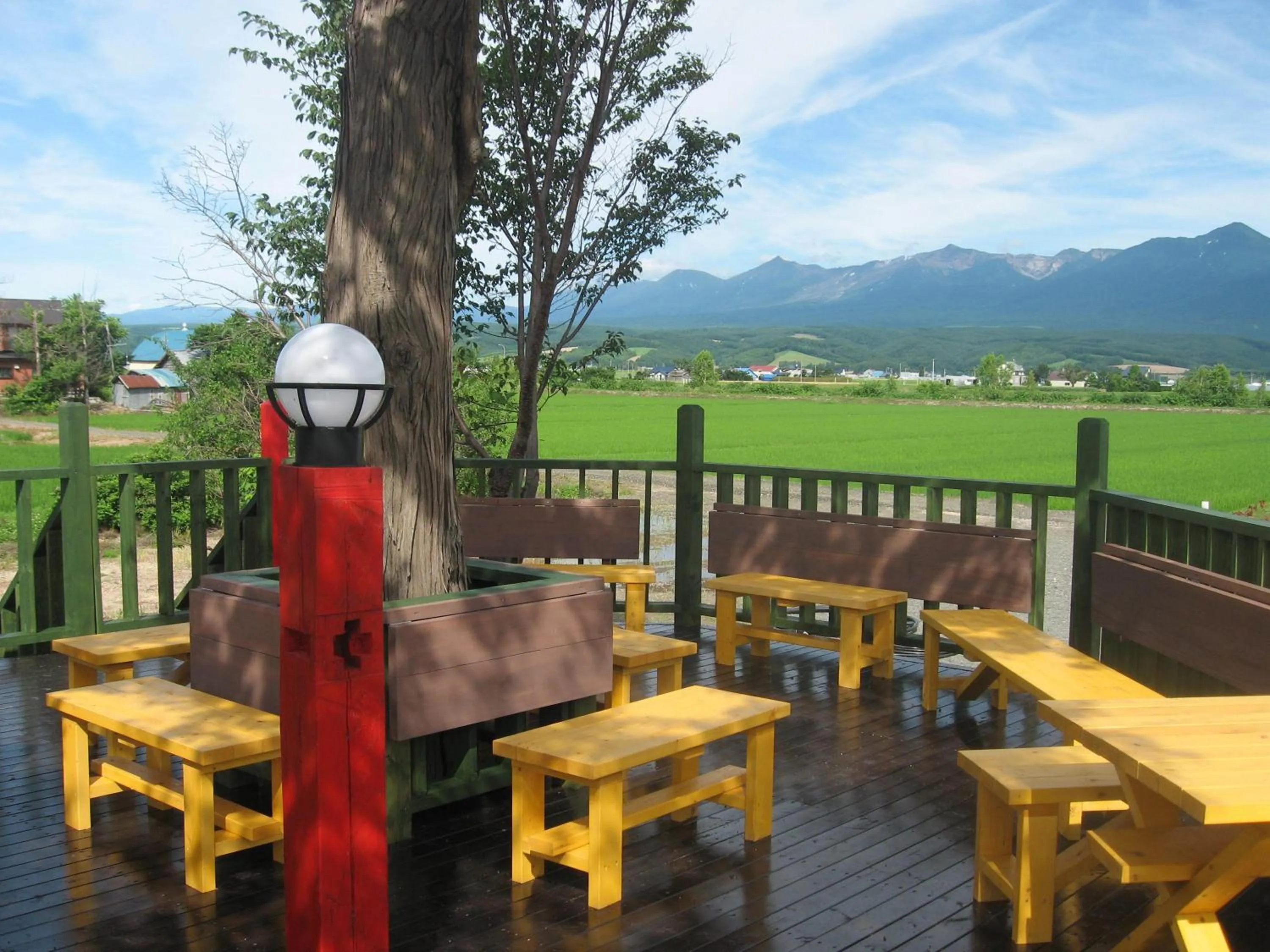 Patio in Petit Hotel Blaneneige