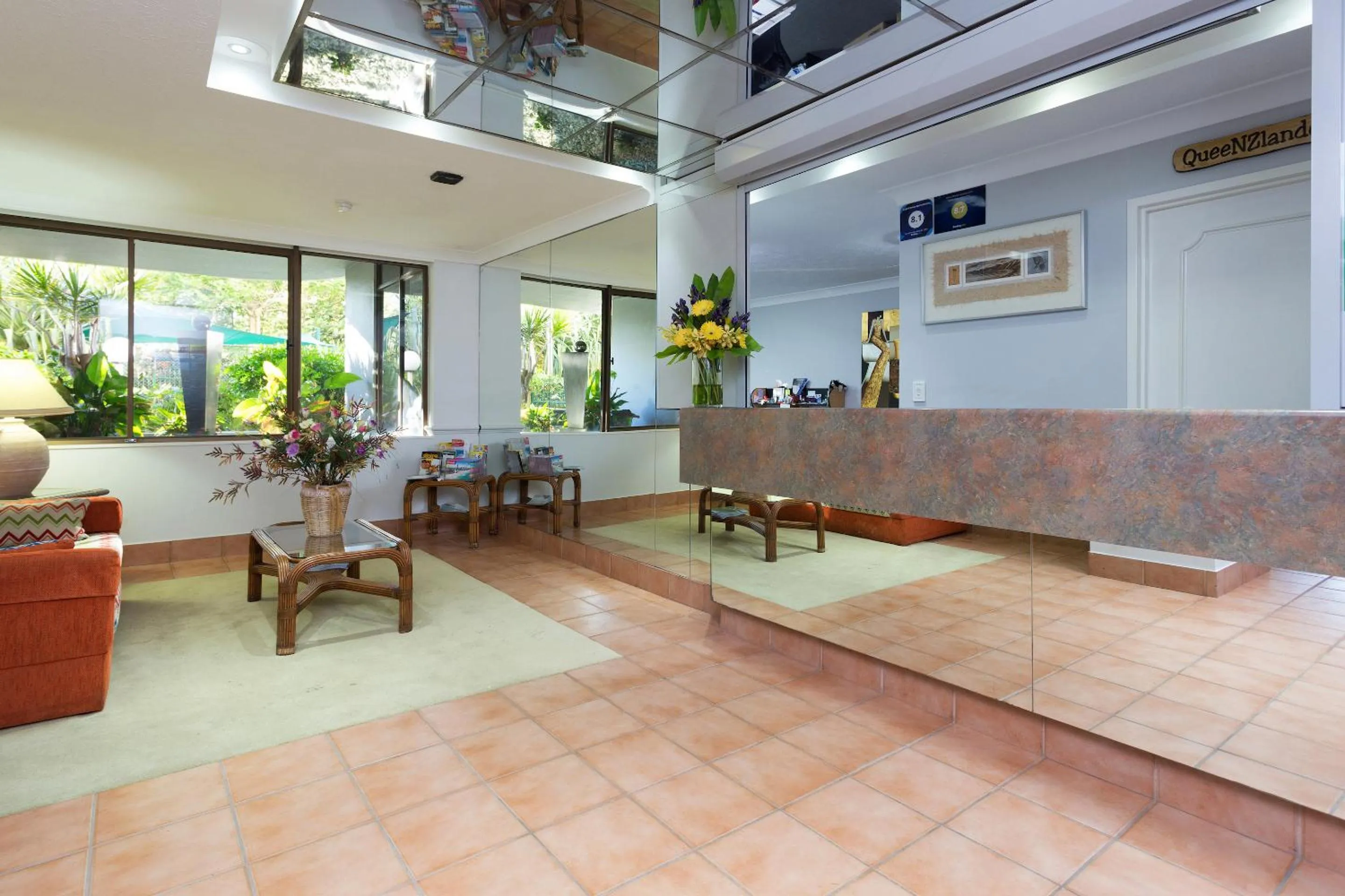 Lobby or reception in Capricornia Apartments