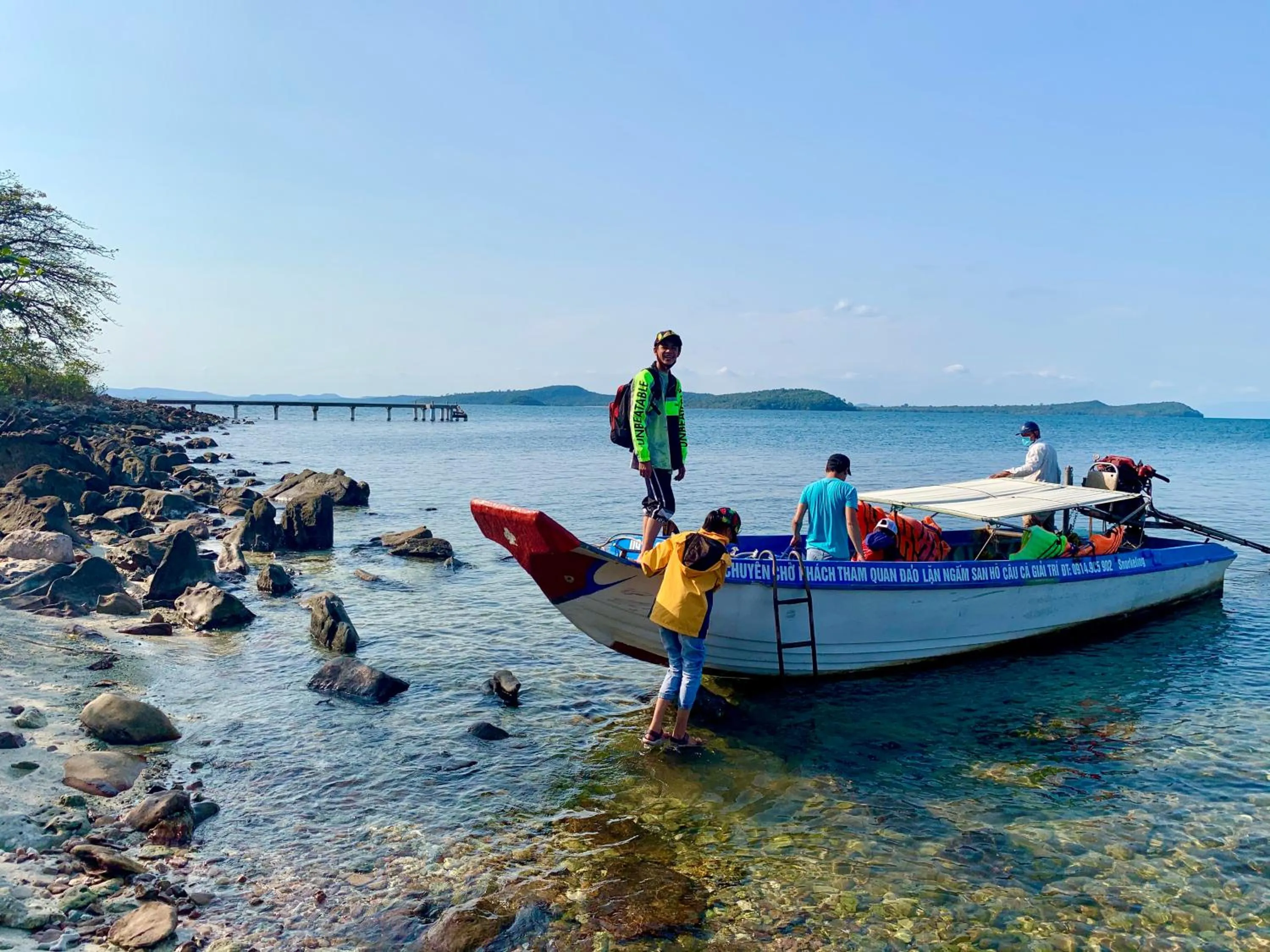 People in Canary Bungalow