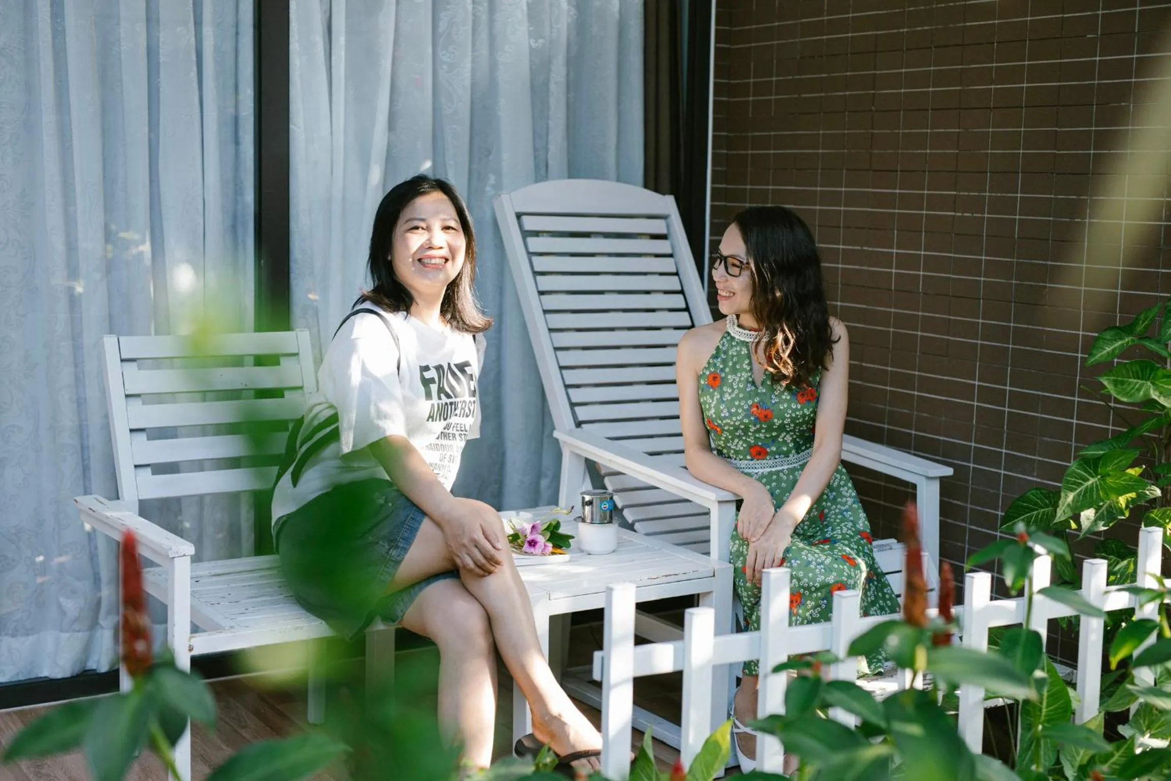 People in Canary Bungalow