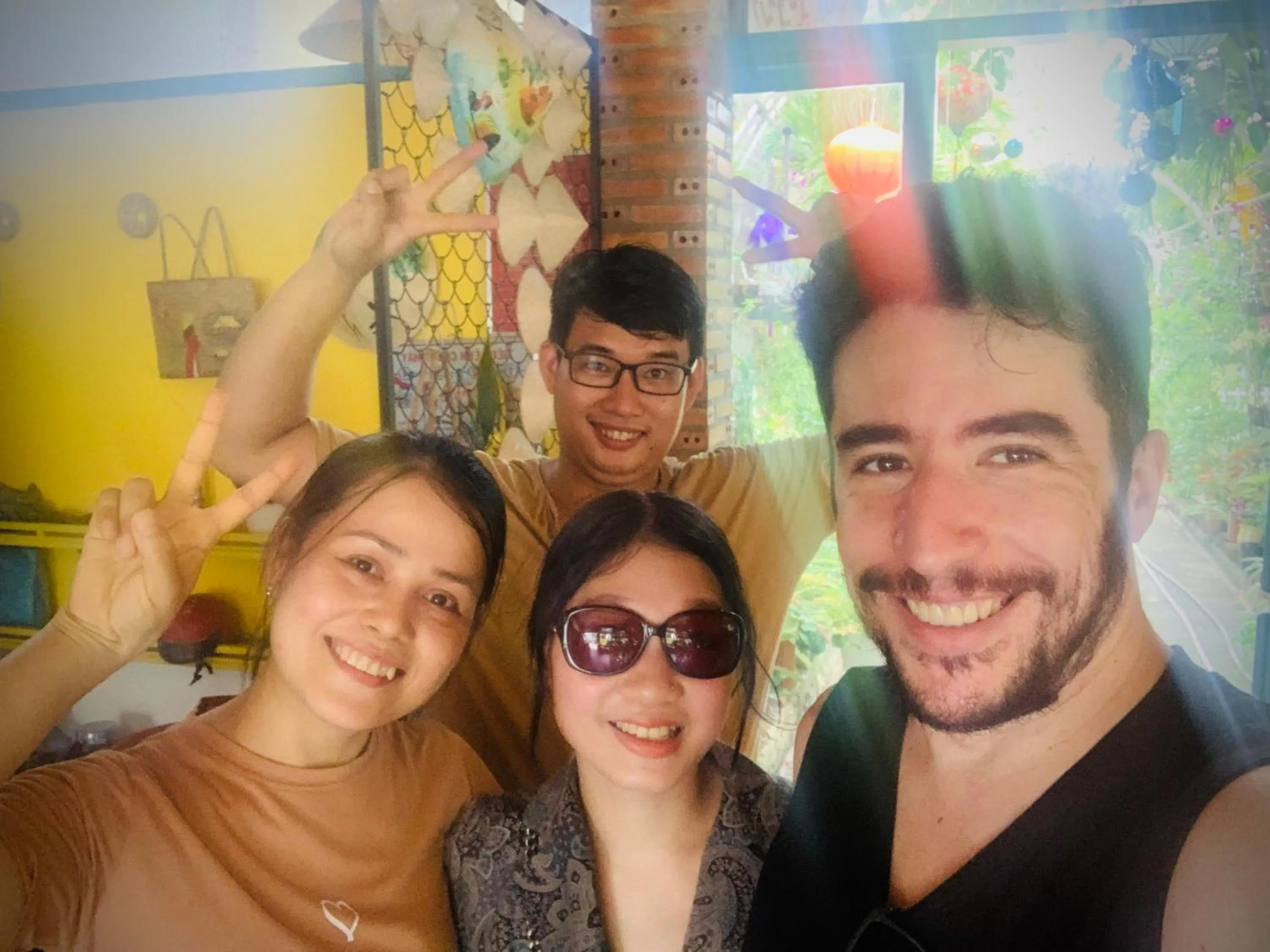 People in Canary Bungalow