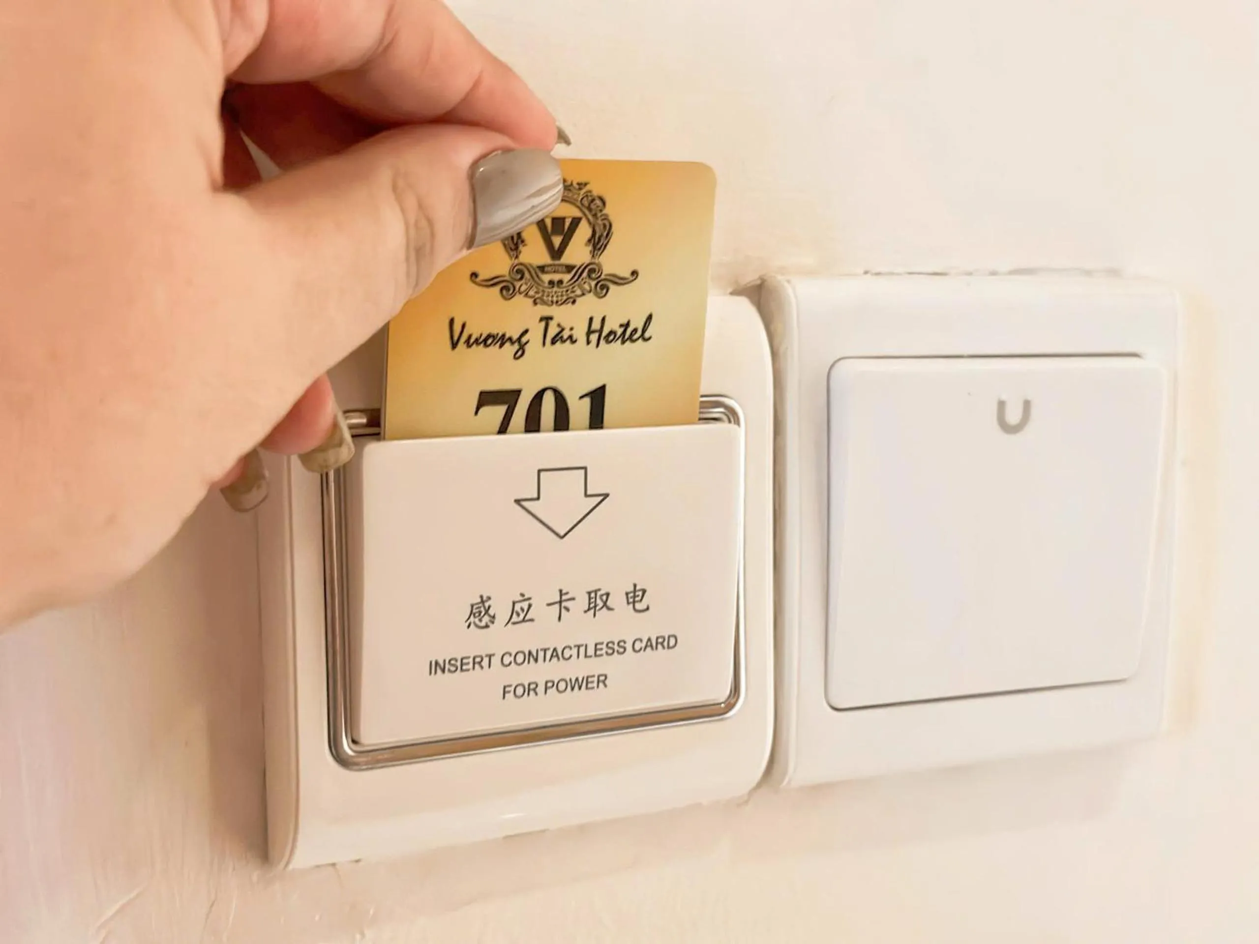 safe in Vuong Tai Hotel