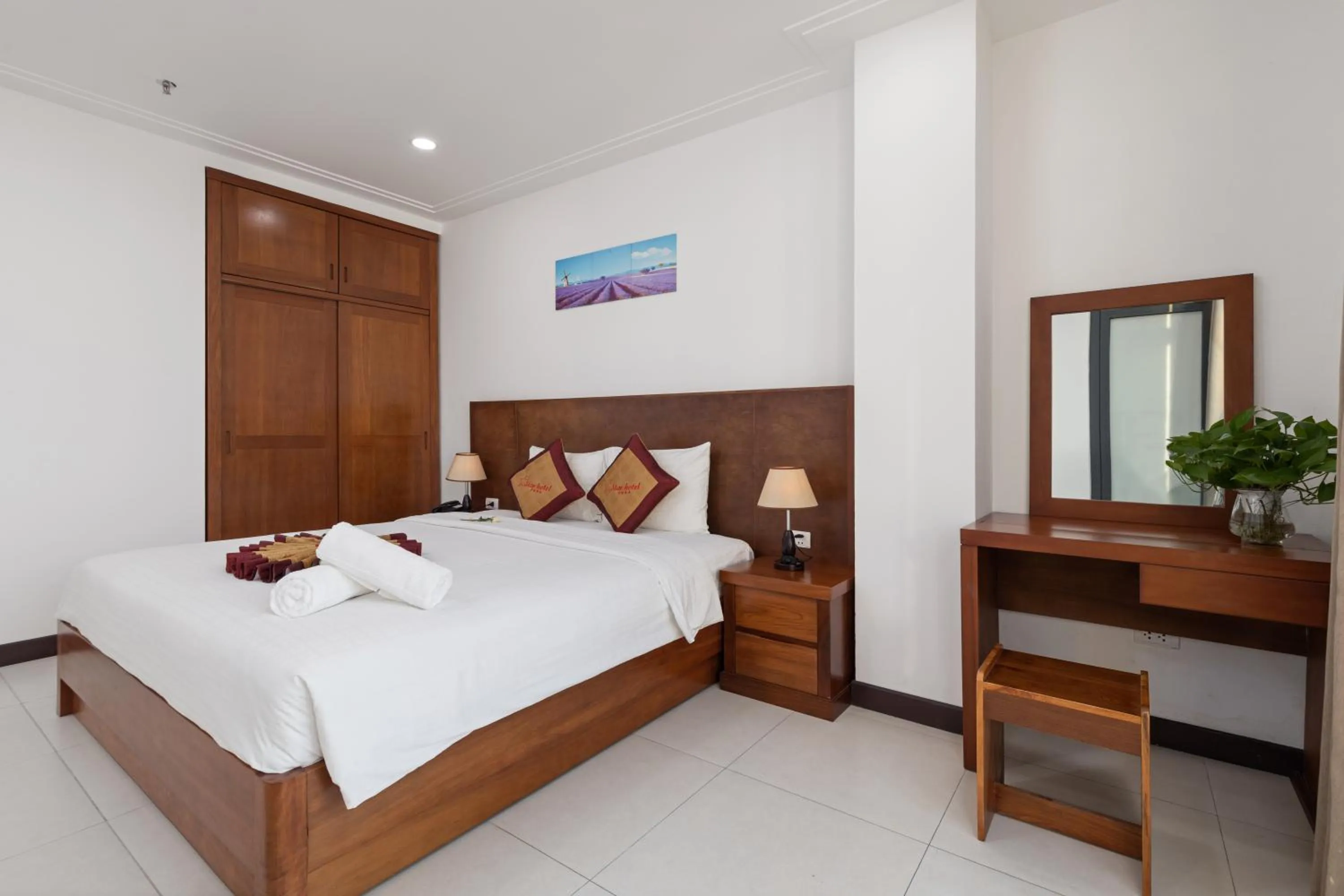 Bedroom, Bed in Star Hotel and Fitness- Free Sauna