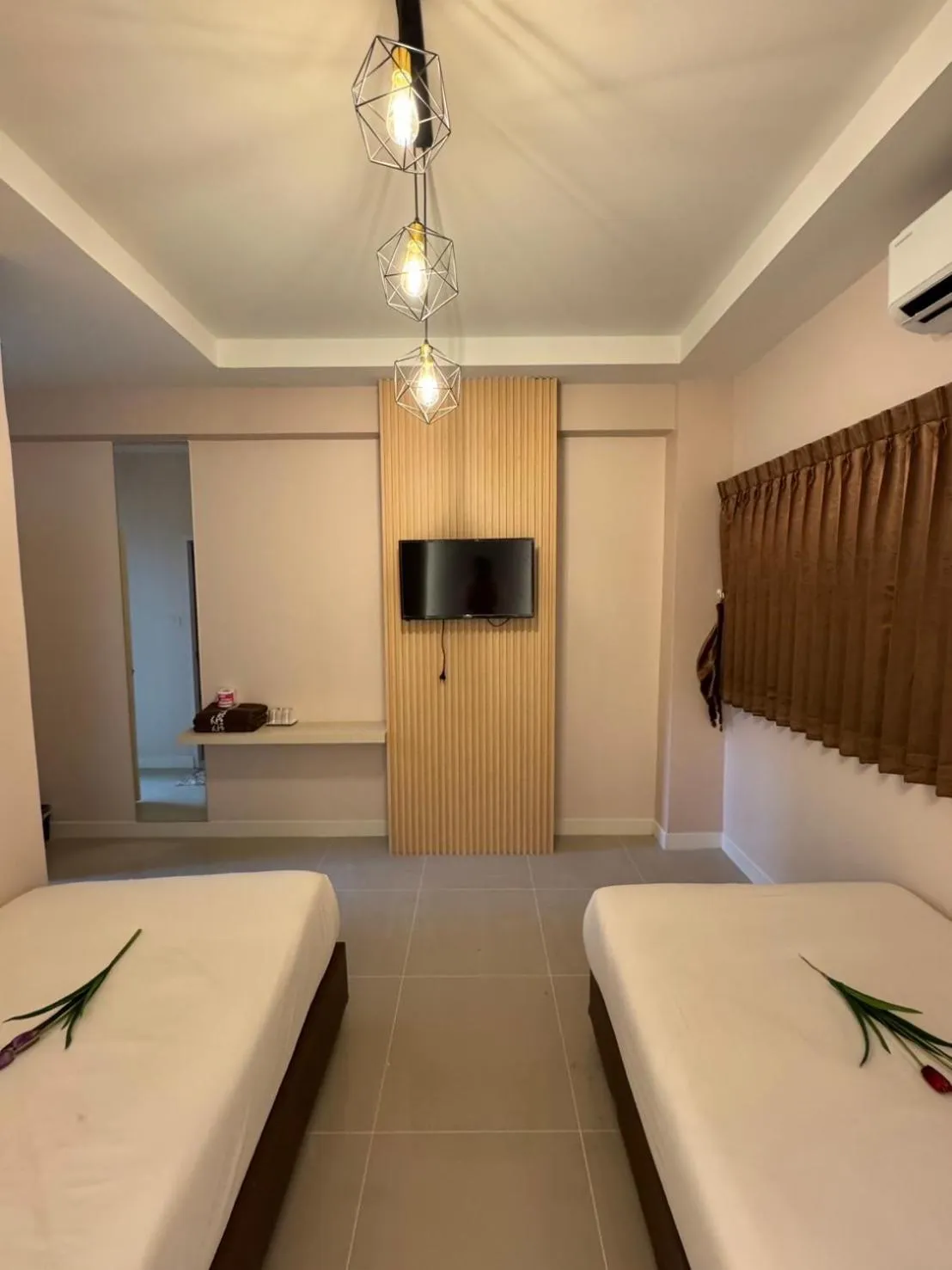 Bed in Pakchong Phubade Hotel