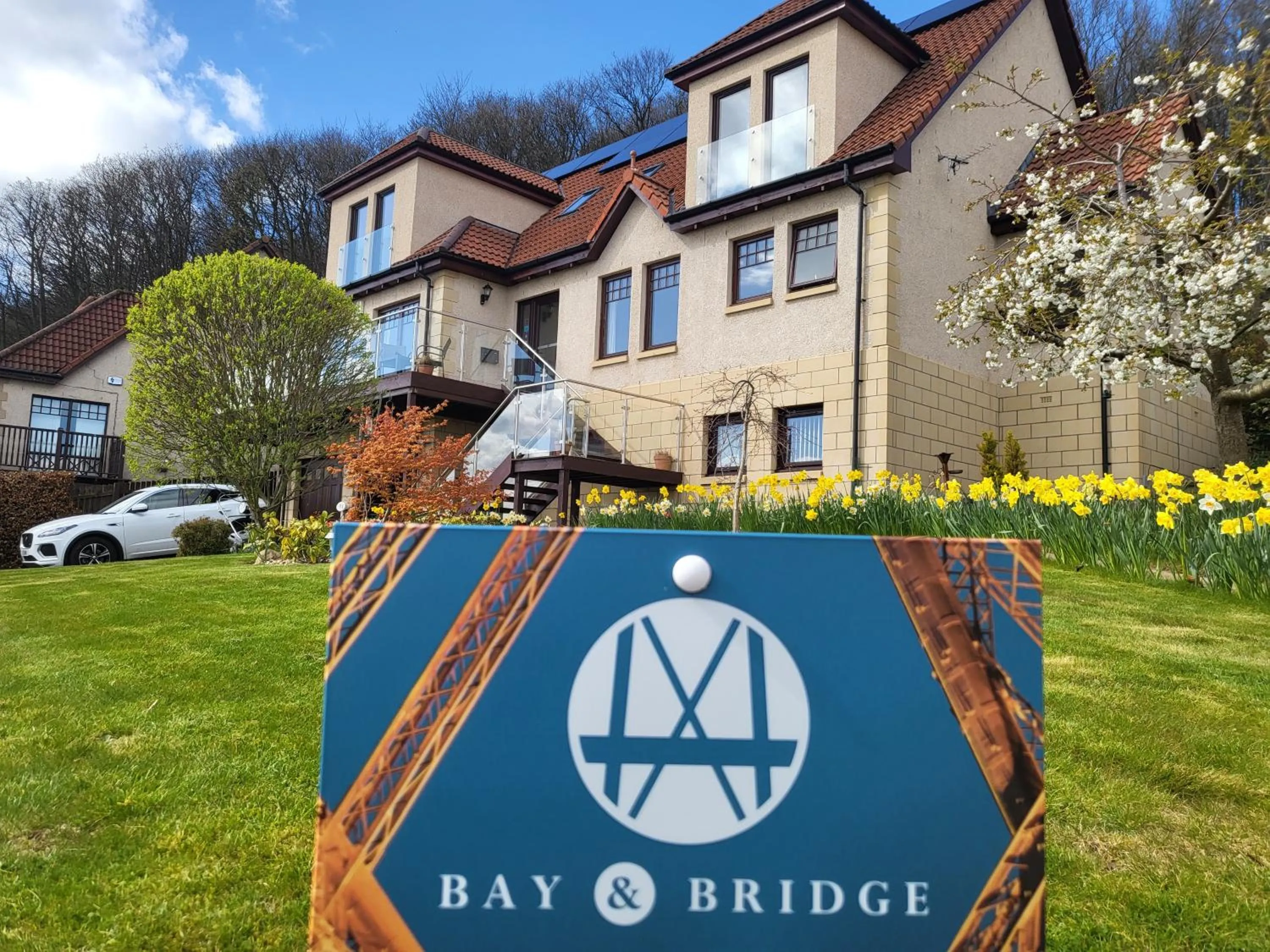 Bay and Bridge near Edinburgh