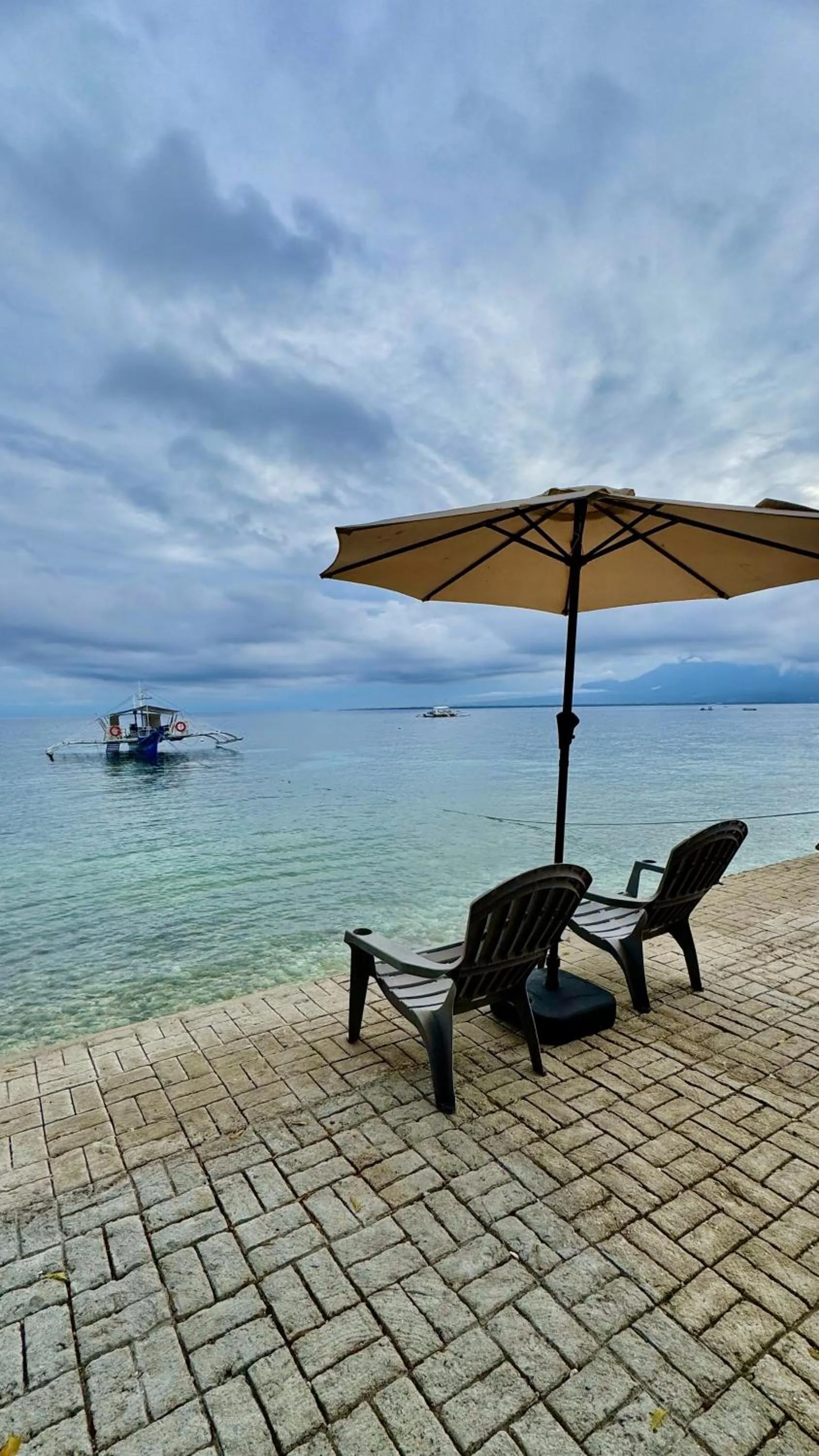 Sea view in Southseas Beach Resort and Dive Center