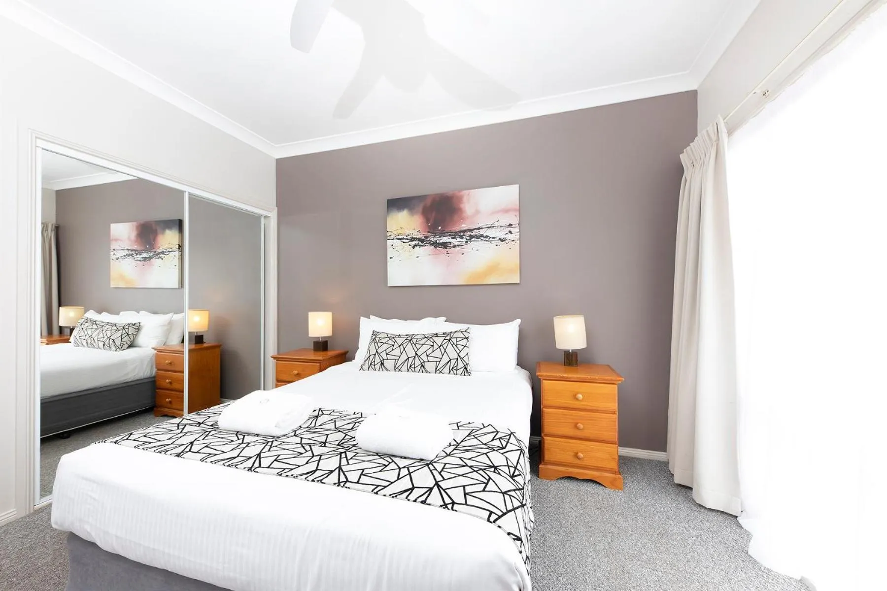 Bed in Meridian Beachside Apartments