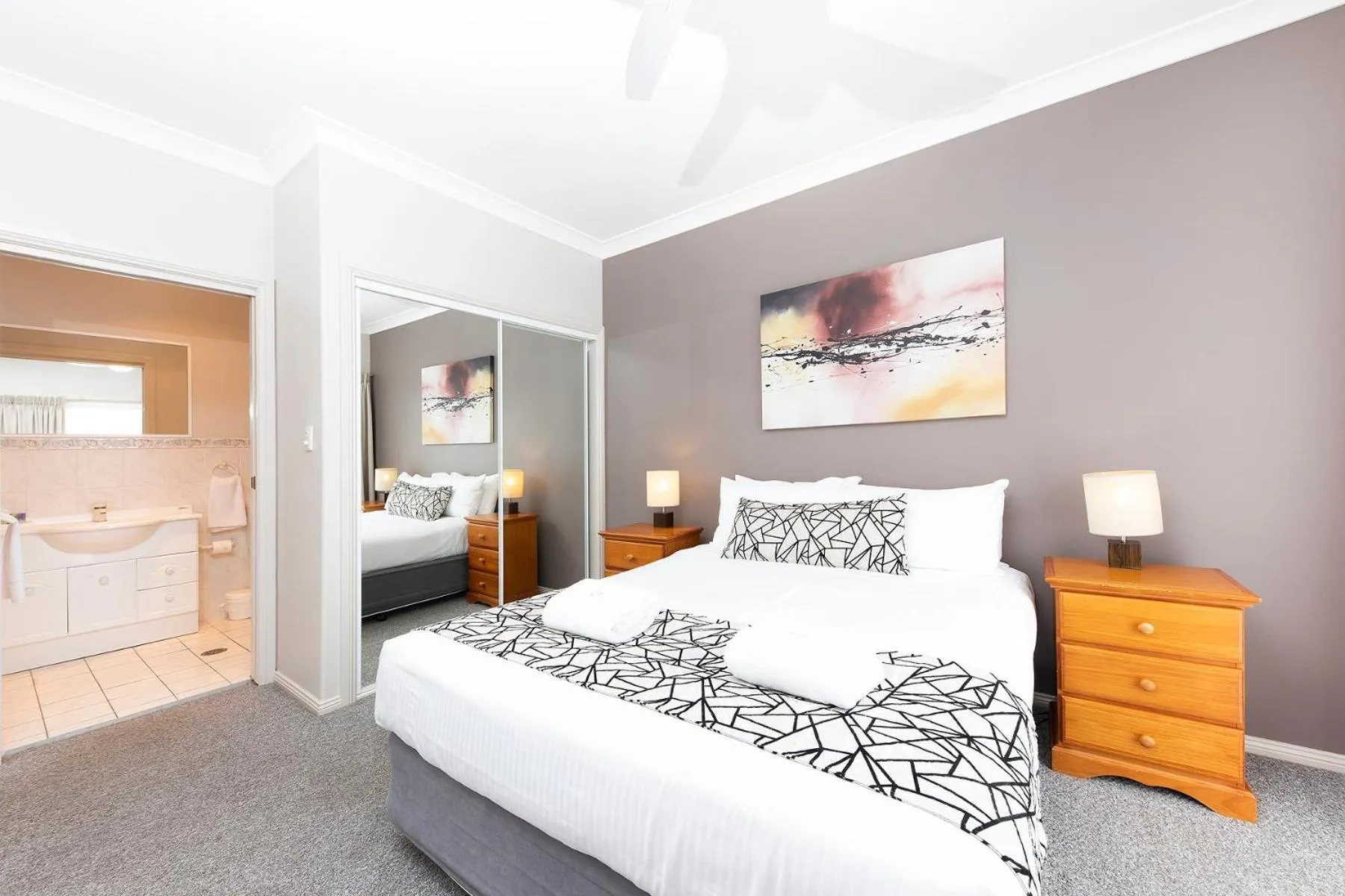 Bed in Meridian Beachside Apartments