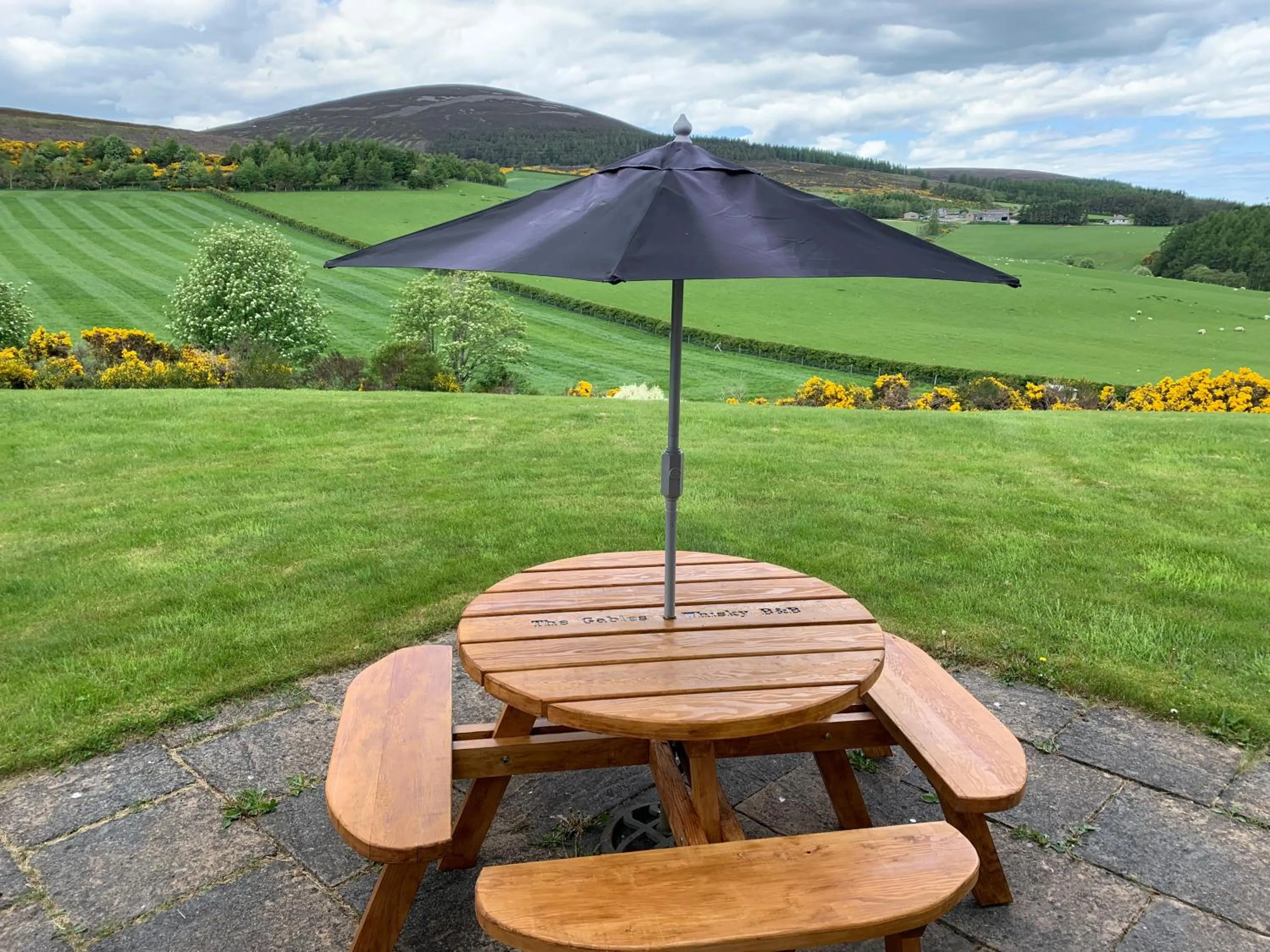 Garden in The Gables Whisky B&B