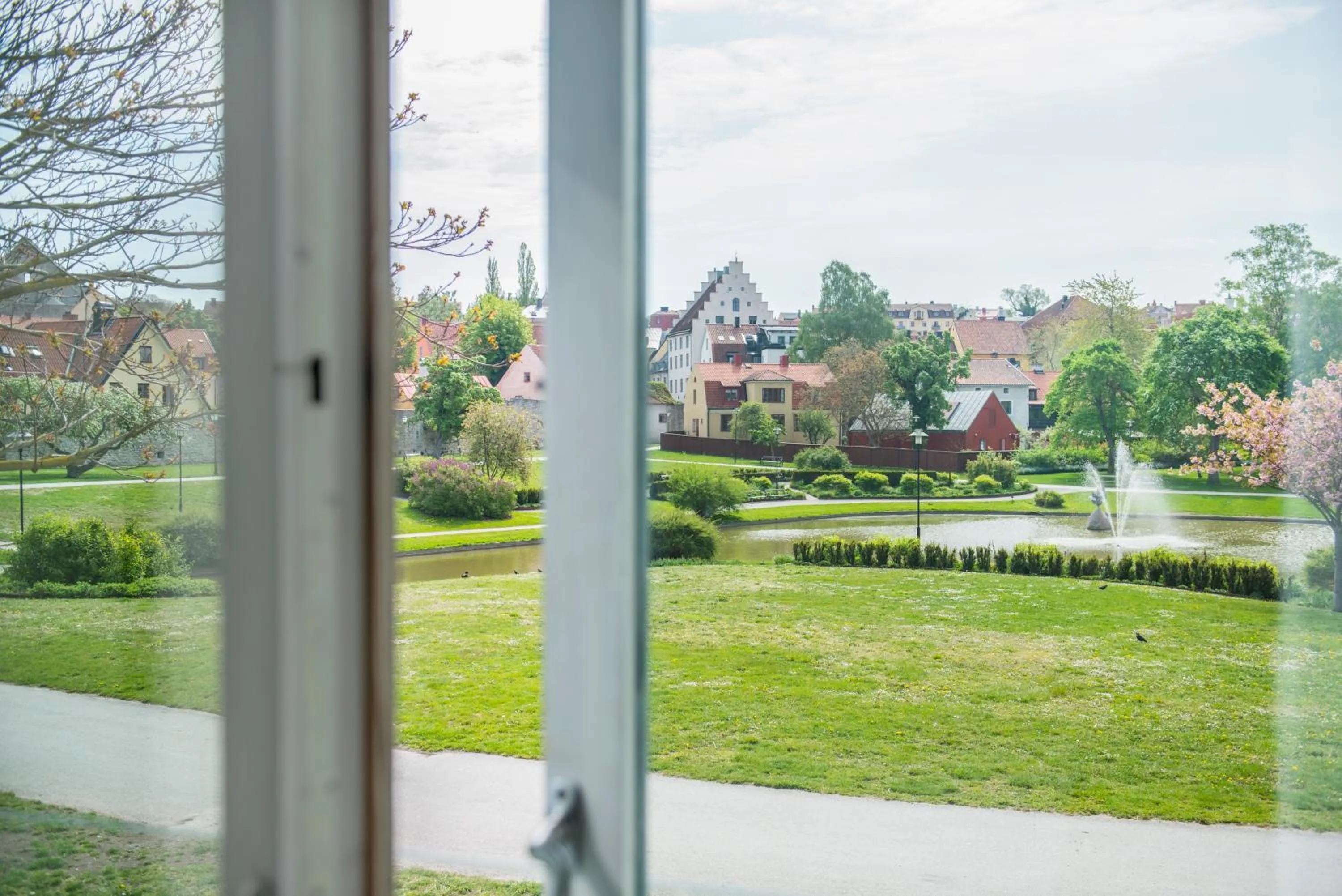 Garden view in Villa Alma