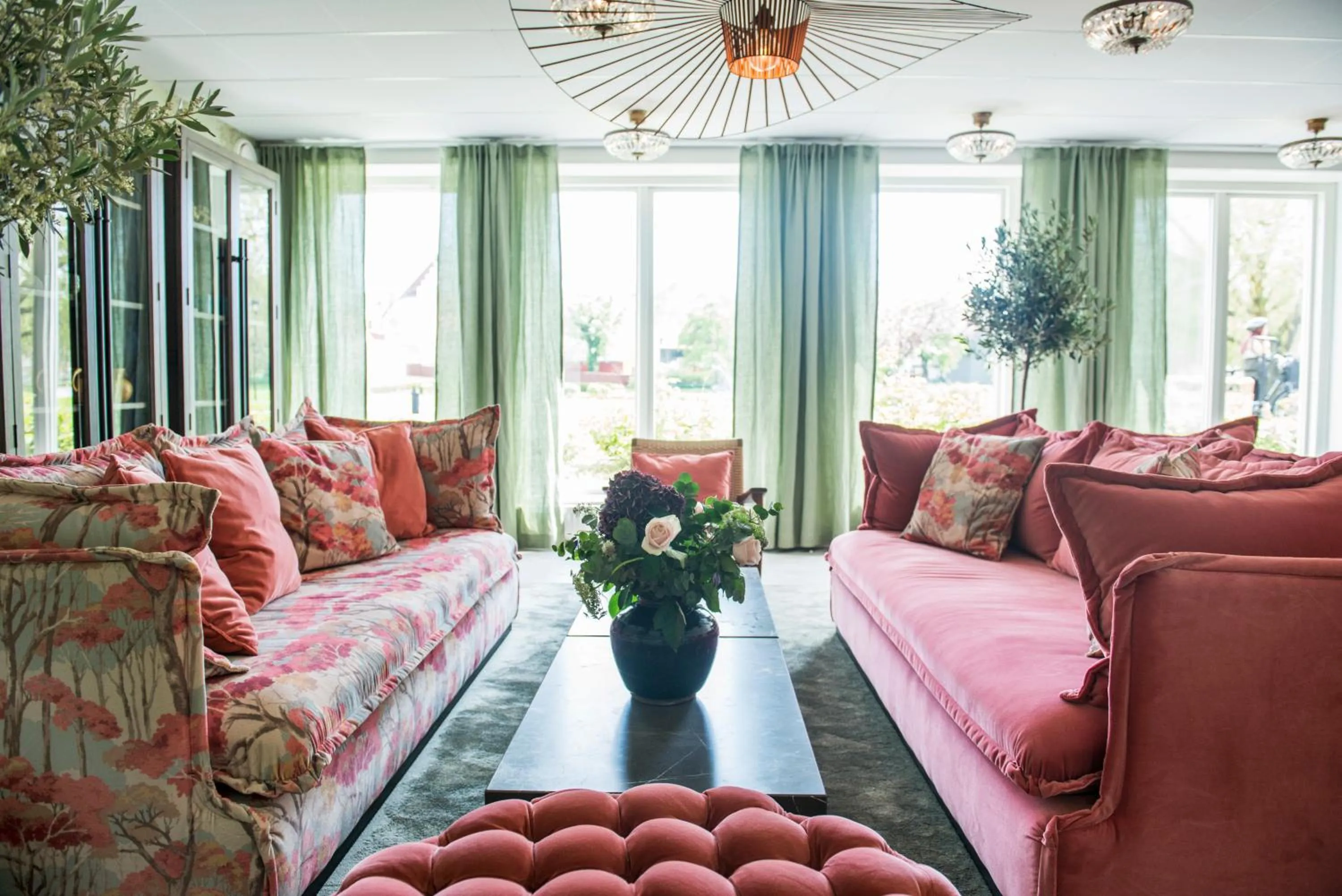 Living room in Villa Alma