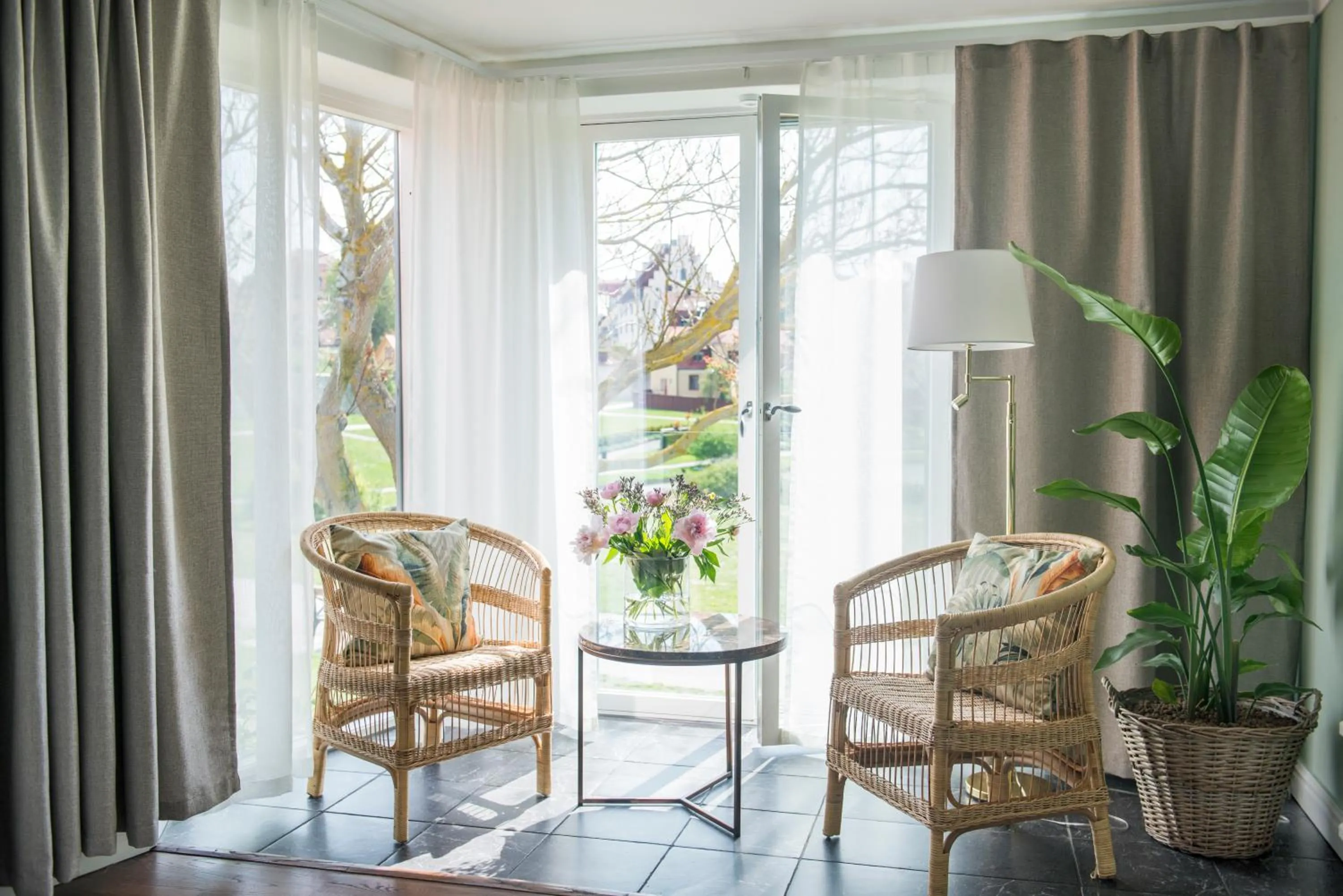 Seating area in Villa Alma