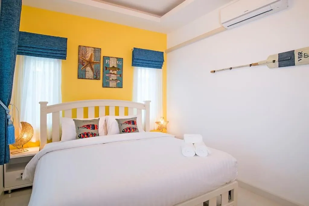 Bed in Aonang Sweet Blue Sea