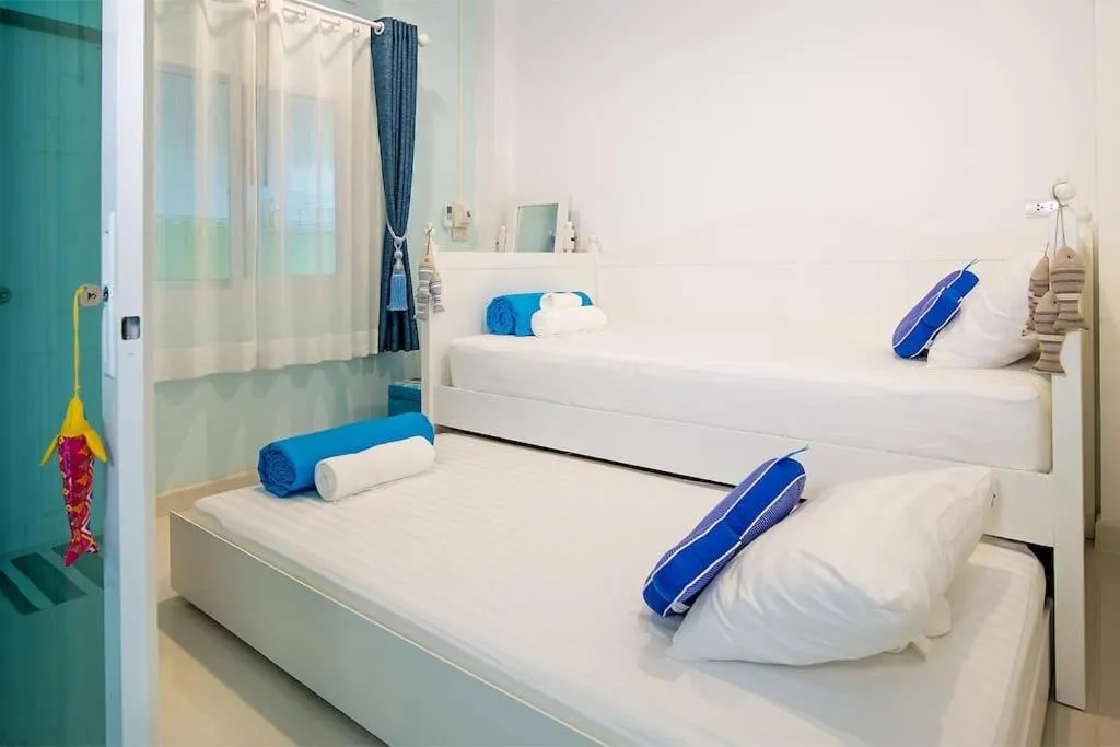 Bed in Aonang Sweet Blue Sea