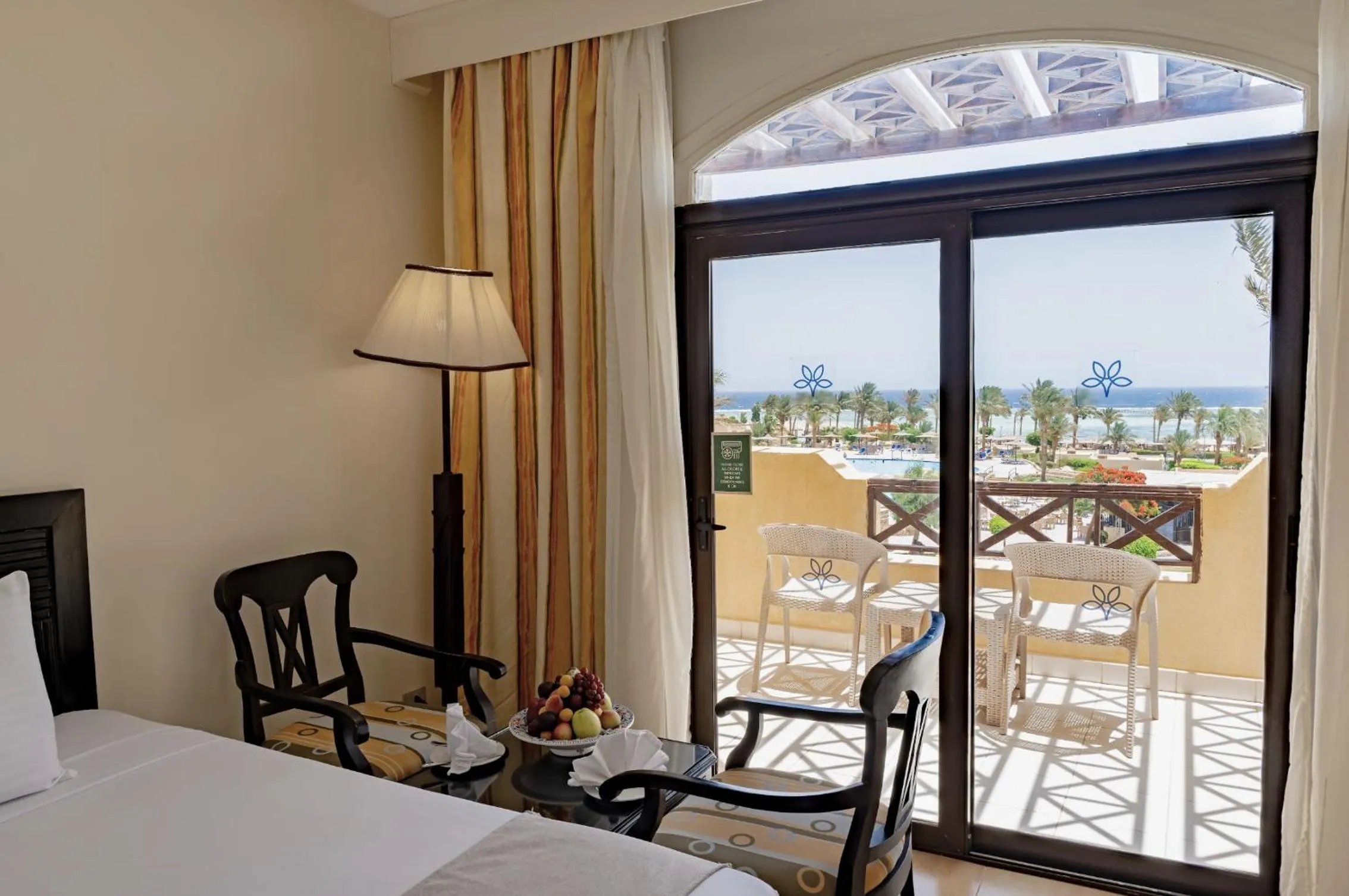View (from property/room), Bed in Blend Elphistone Resort Marsa Alam