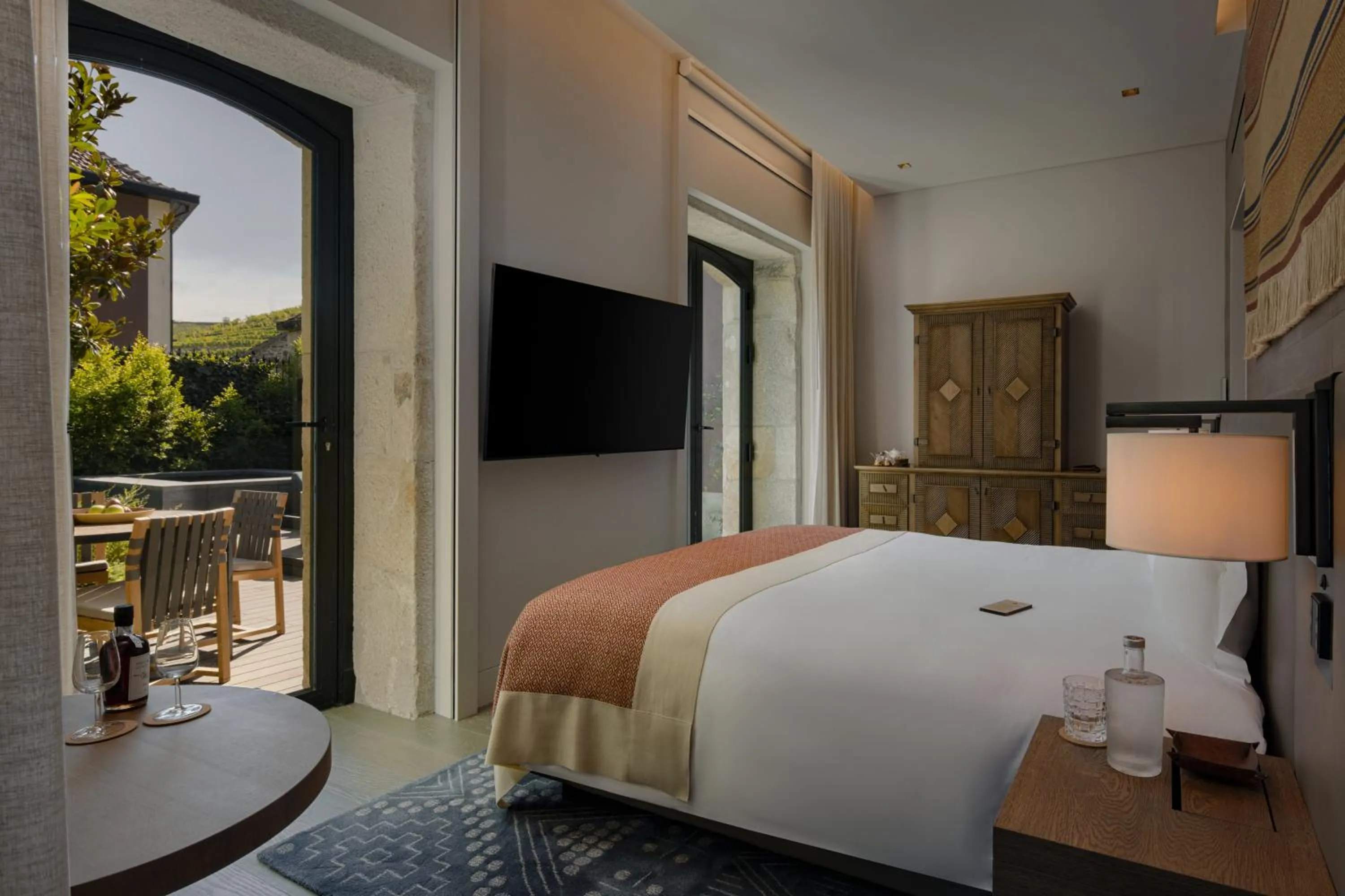 Garden, Bed in Six Senses Douro Valley